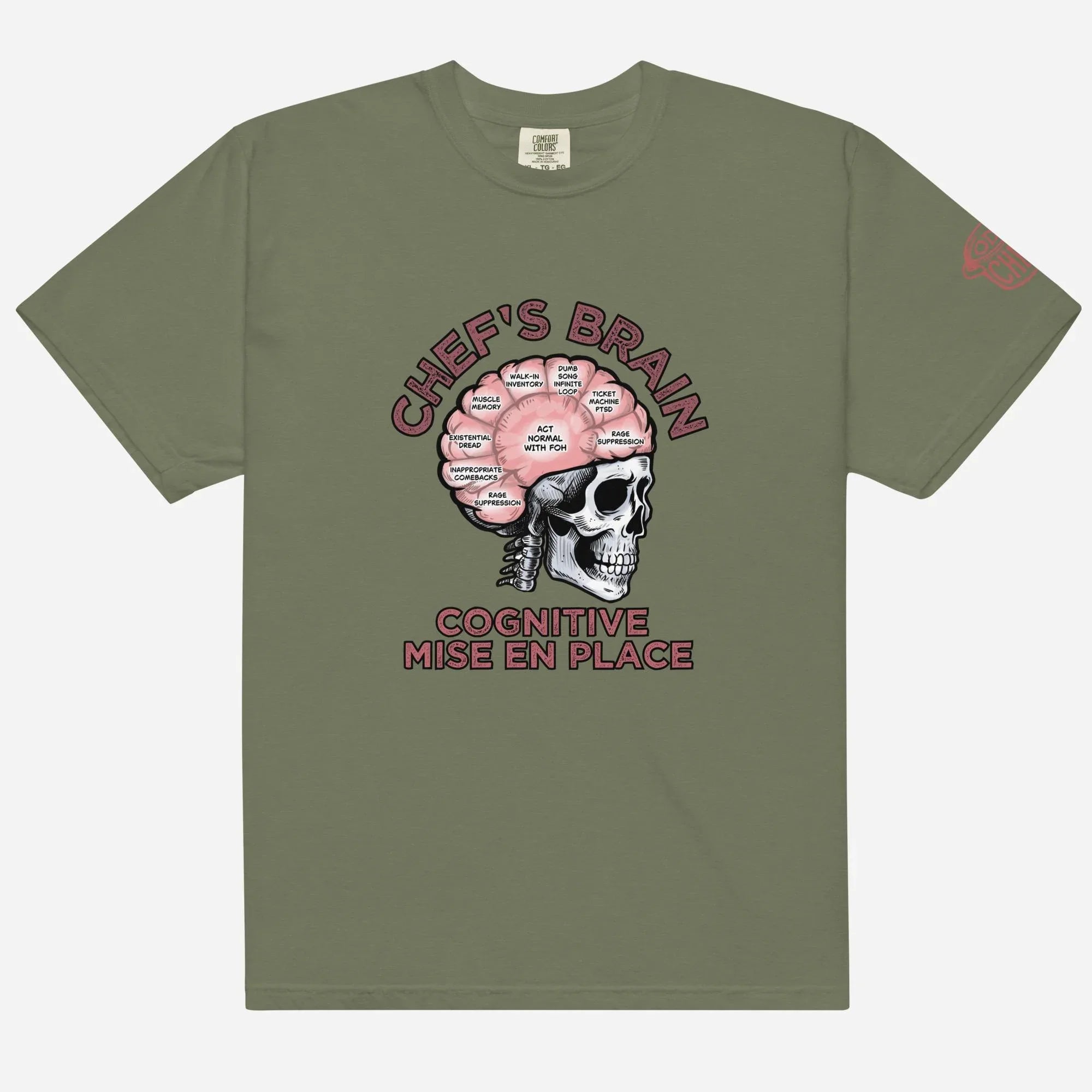 Chef's Brain Heavyweight Streetwear Tee - Odd Chef