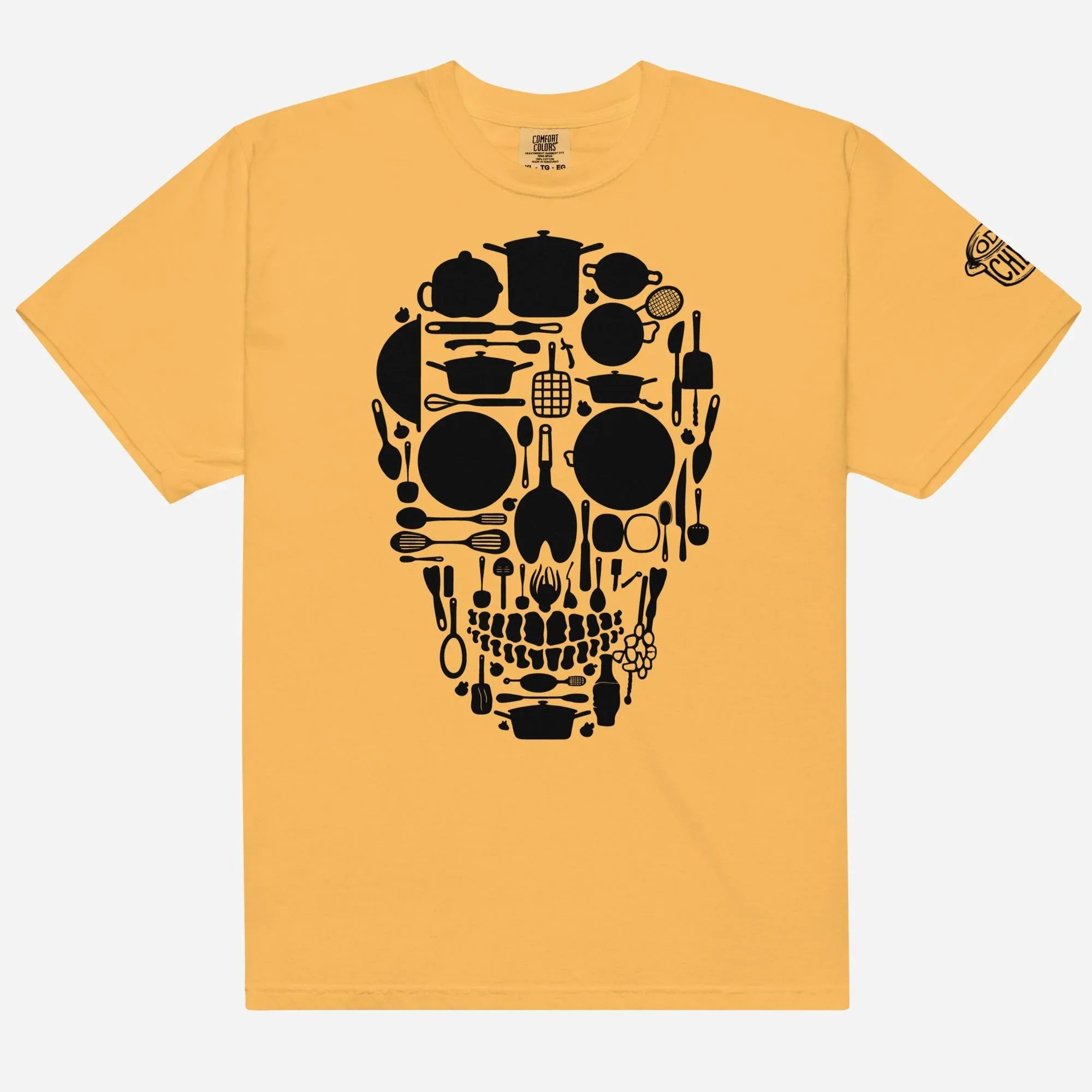 Kitchen Skull Heavyweight Streetwear Tee - Odd Chef