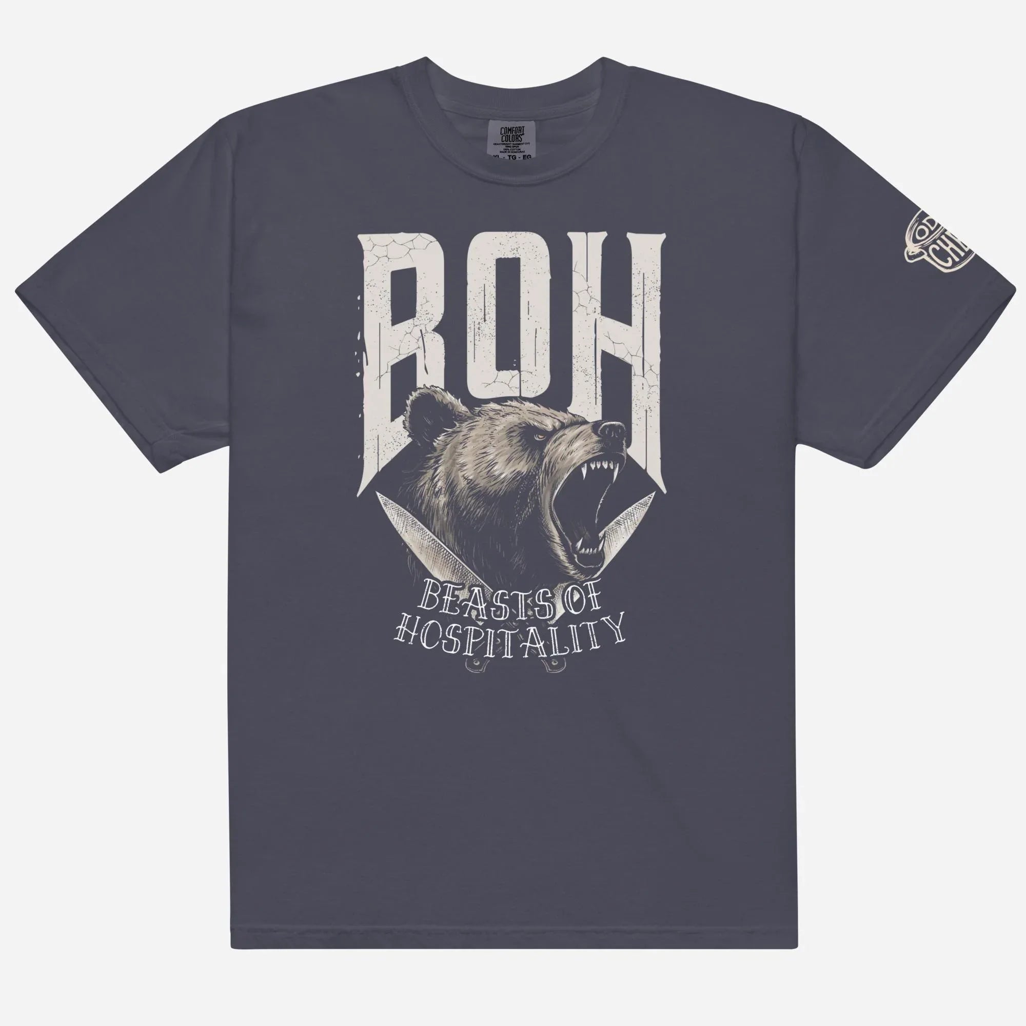 BOH Bear Heavyweight Streetwear Tee - Odd Chef
