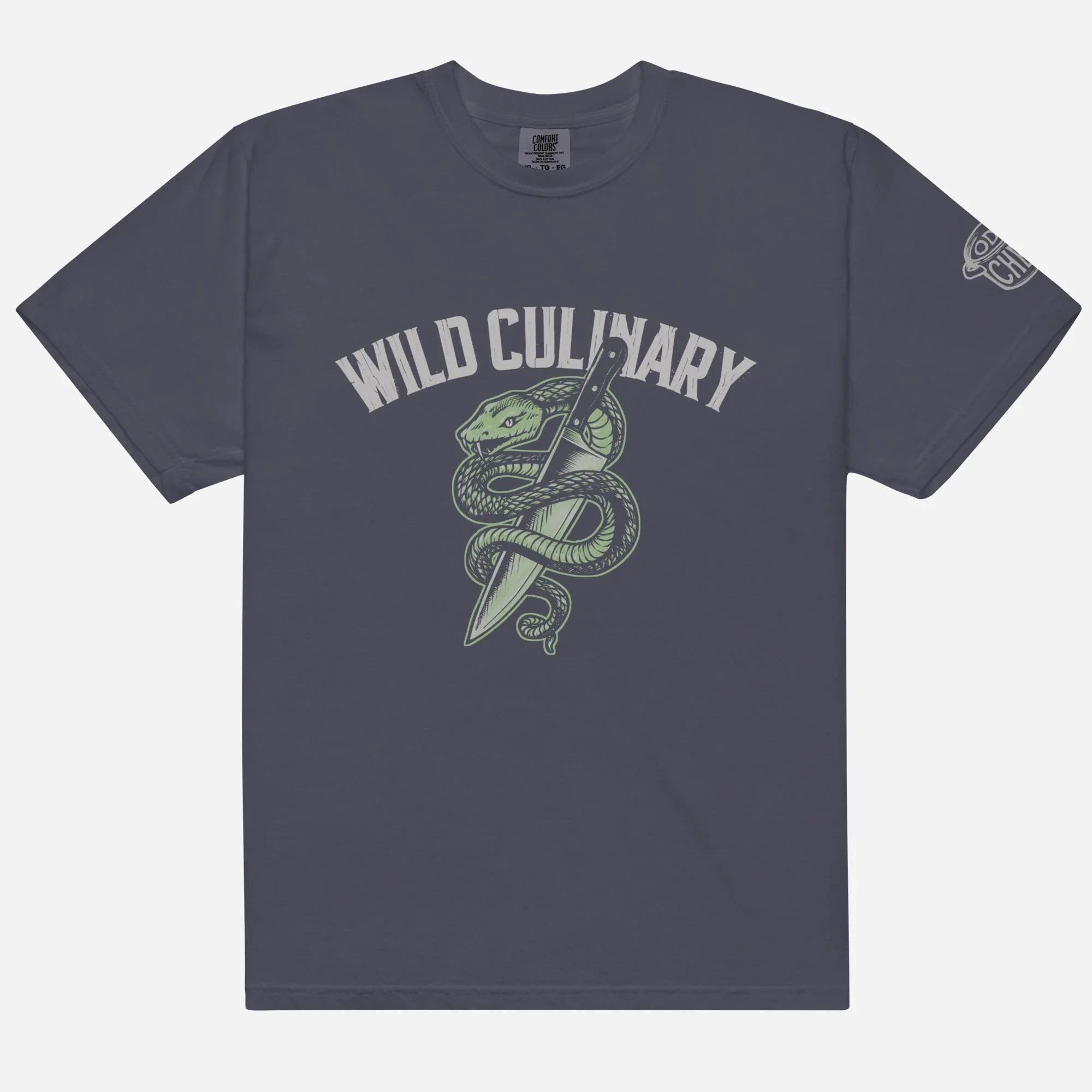 Wild Culinary Serpent Heavyweight Streetwear Tee - Odd Chef