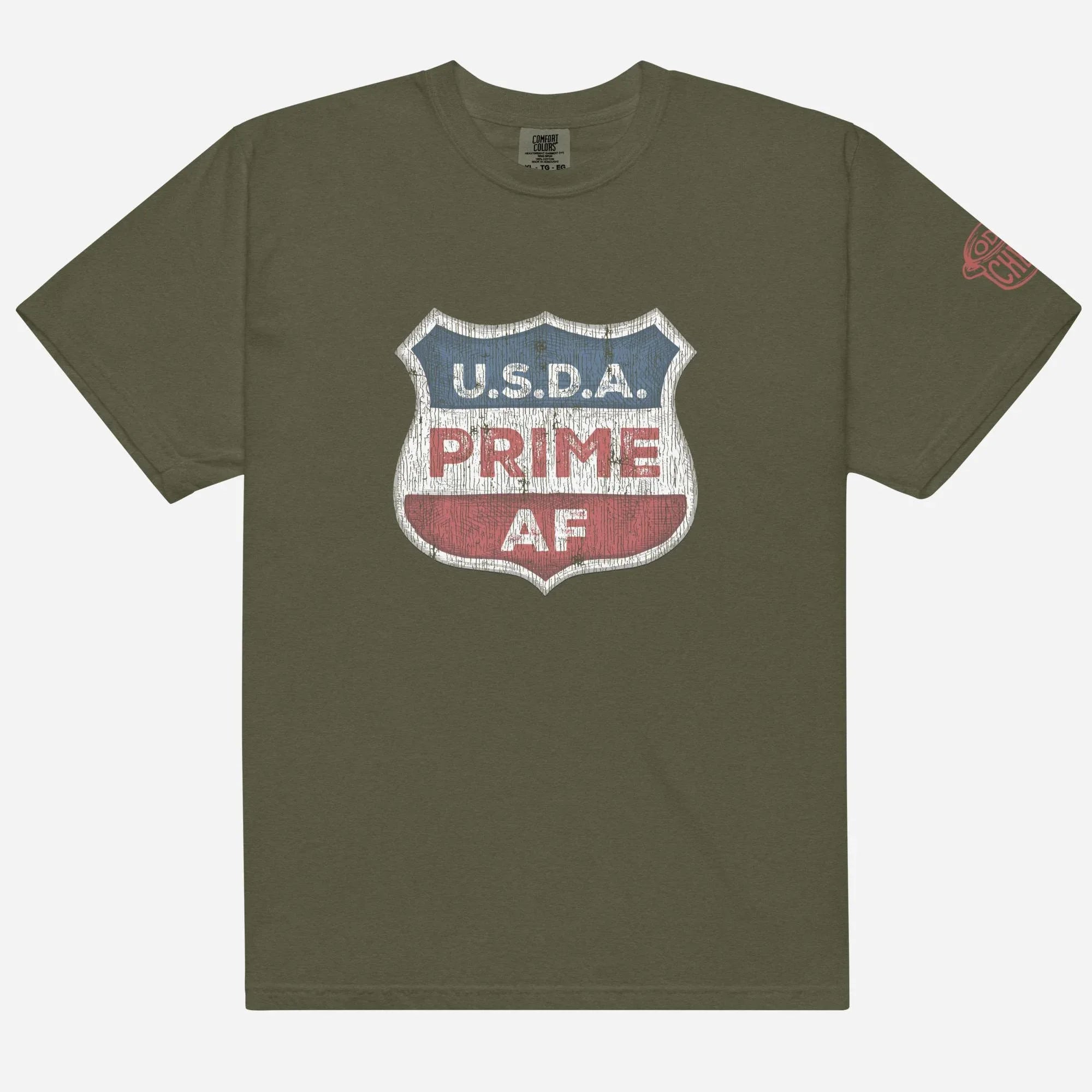 USDA Prime AF Heavyweight Streetwear Tee - Odd Chef