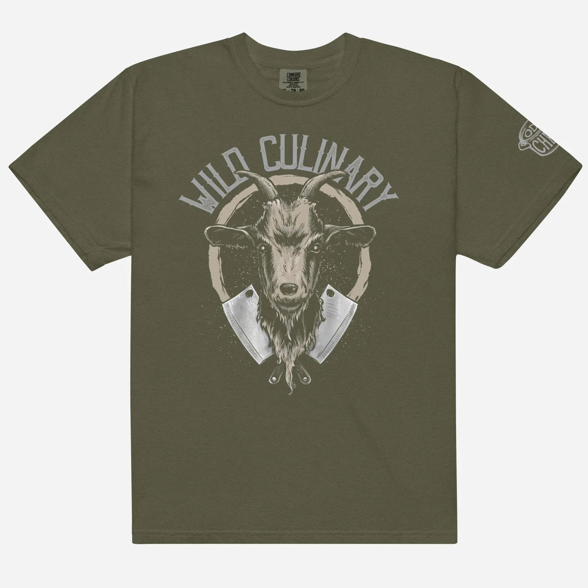 Wild Culinary GOAT Heavyweight Streetwear Tee - Odd Chef