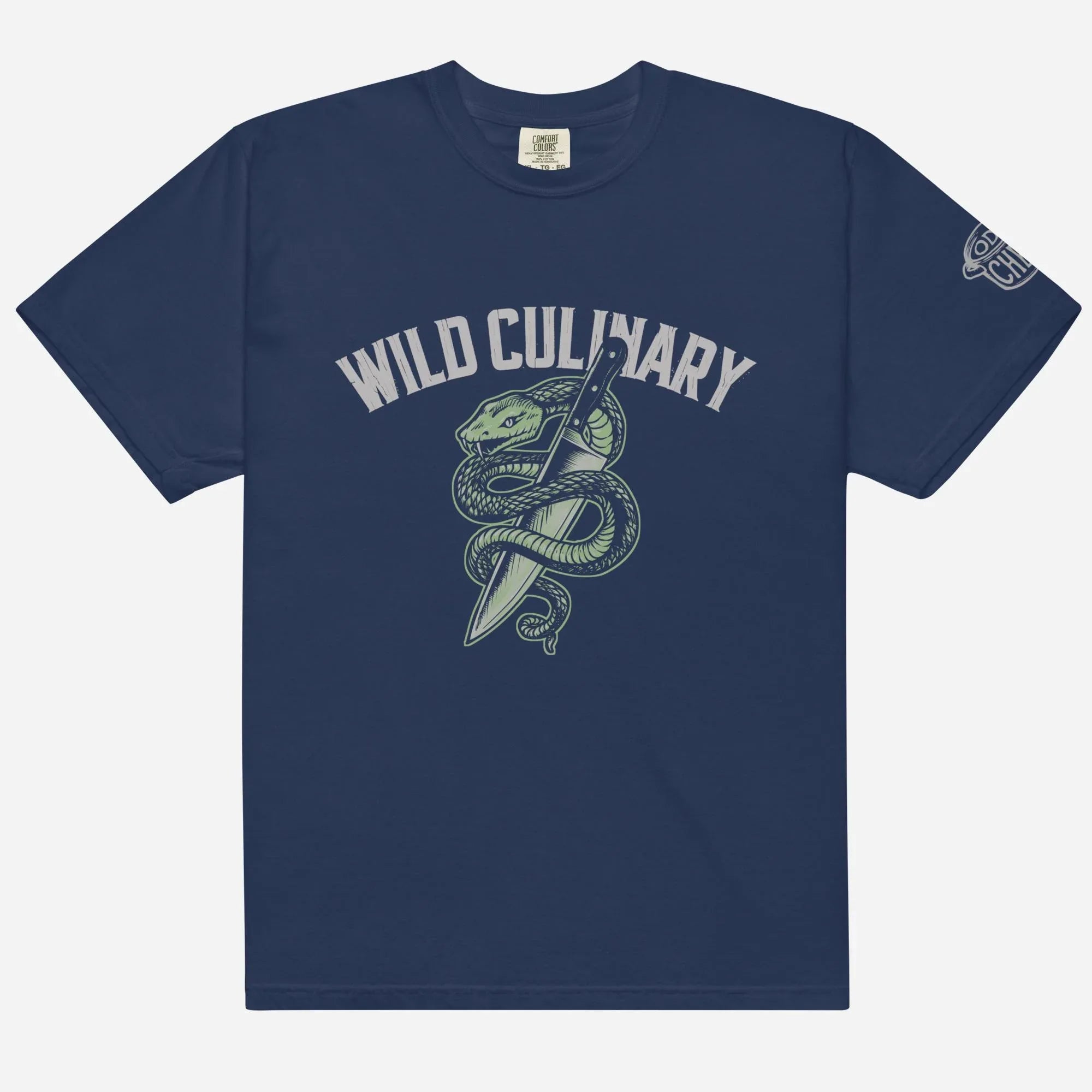 Wild Culinary Serpent Heavyweight Streetwear Tee - Odd Chef