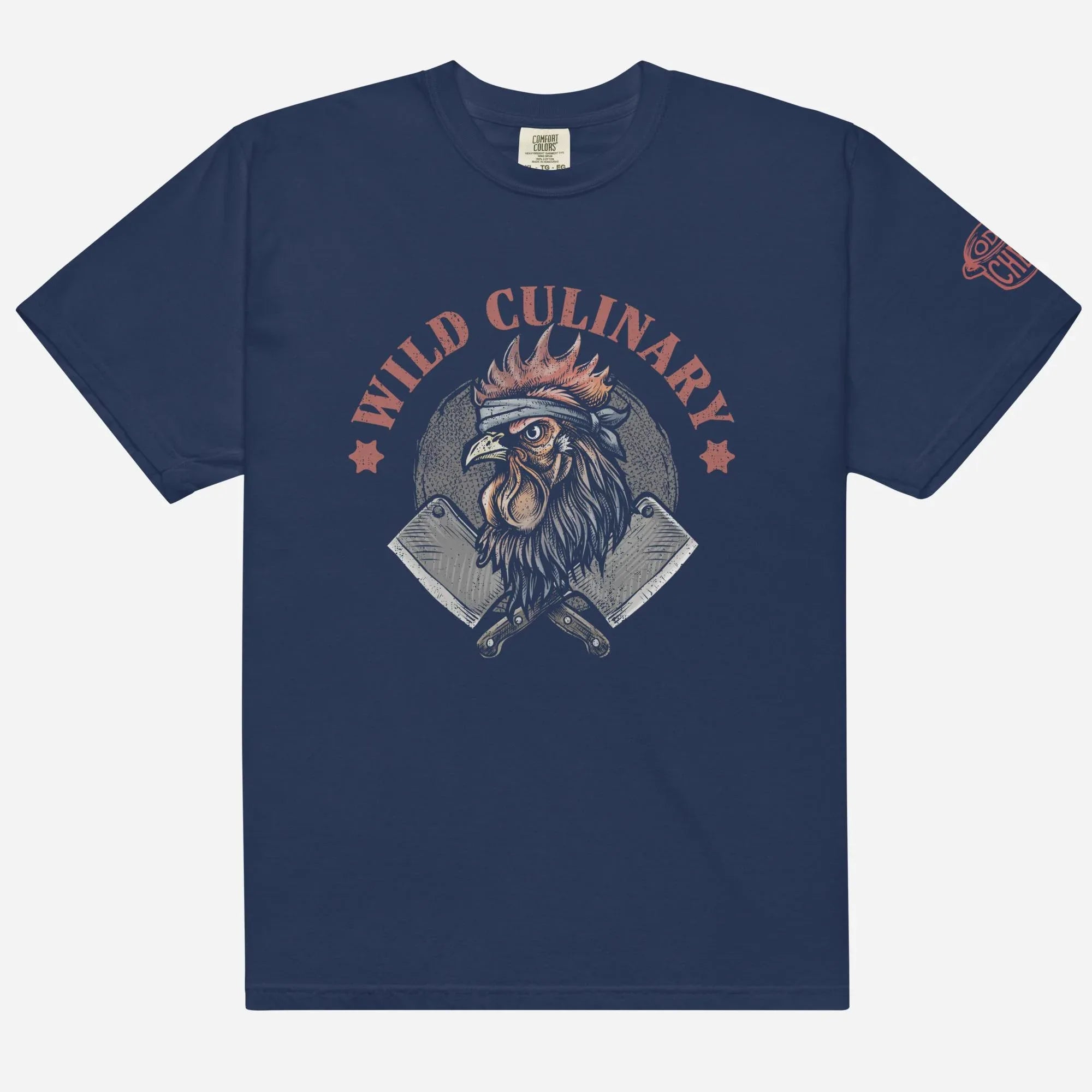 Wild Culinary Rooster Heavyweight Streetwear Tee - Odd Chef
