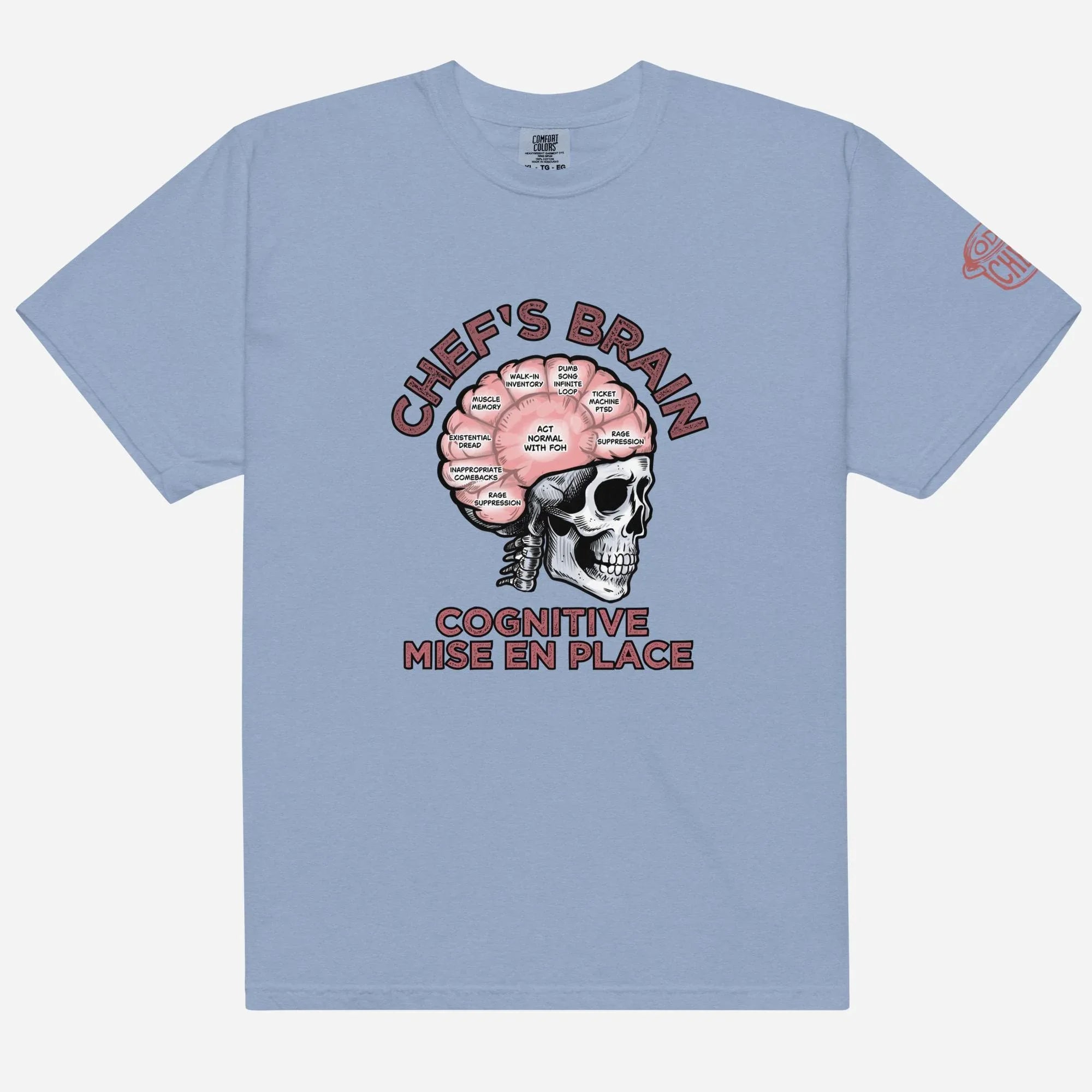 Chef's Brain Heavyweight Streetwear Tee - Odd Chef