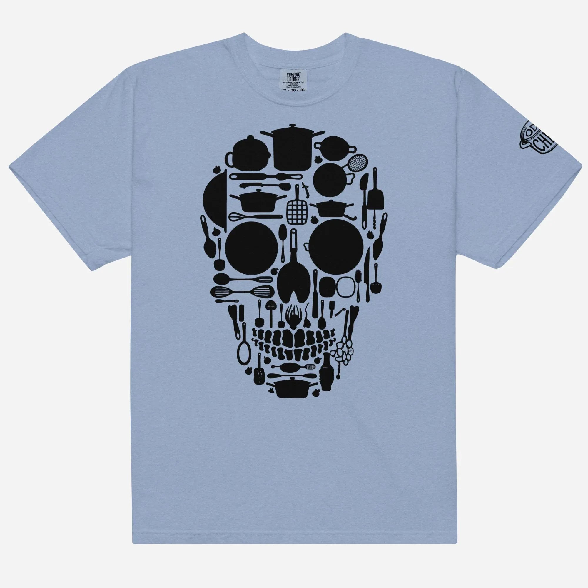 Kitchen Skull Heavyweight Streetwear Tee - Odd Chef