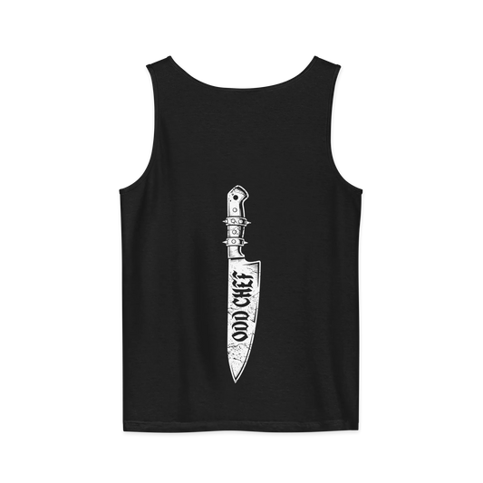 Odd Chef Knife BACK PRINT Premium Unisex tank