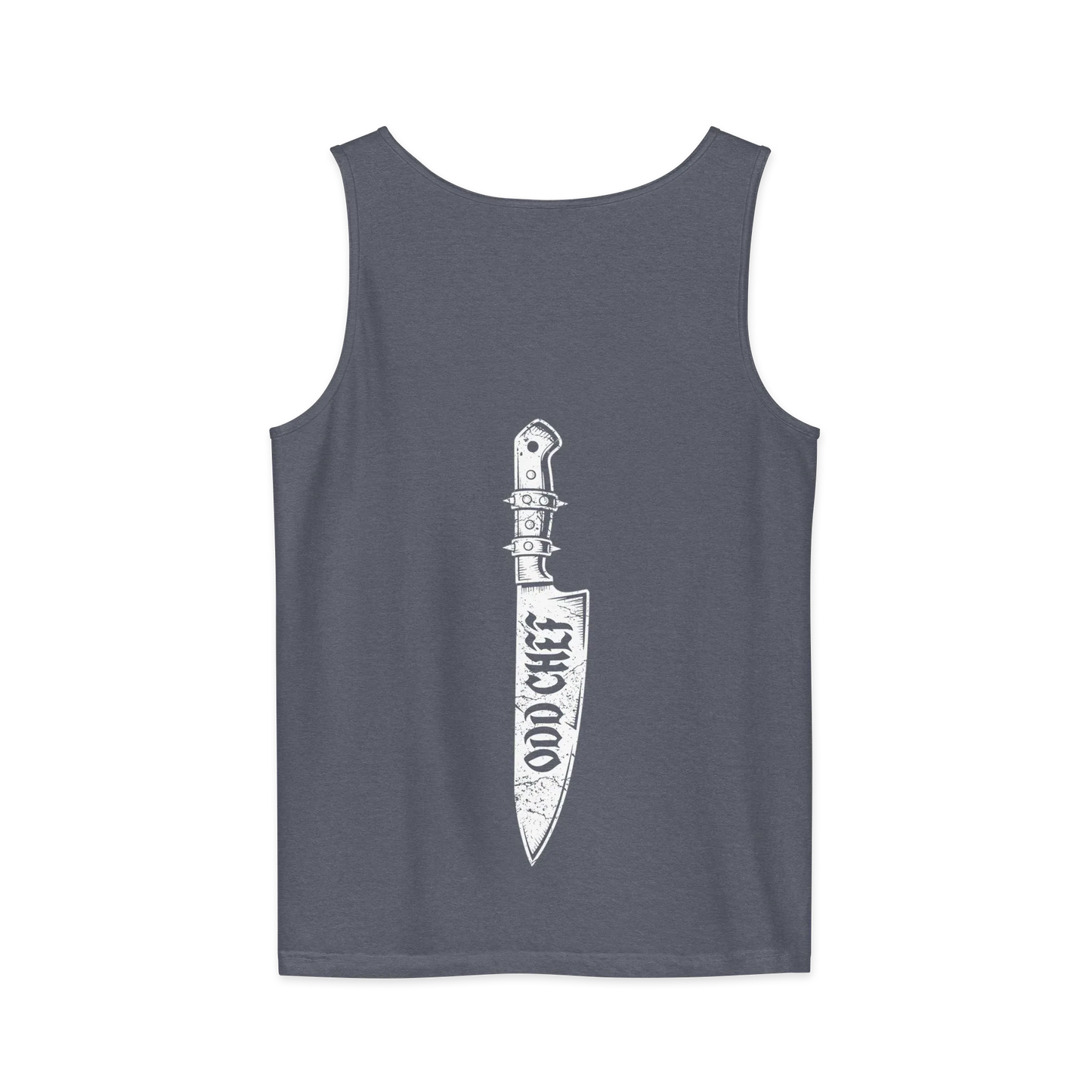 Odd Chef Knife BACK PRINT Premium Unisex tank