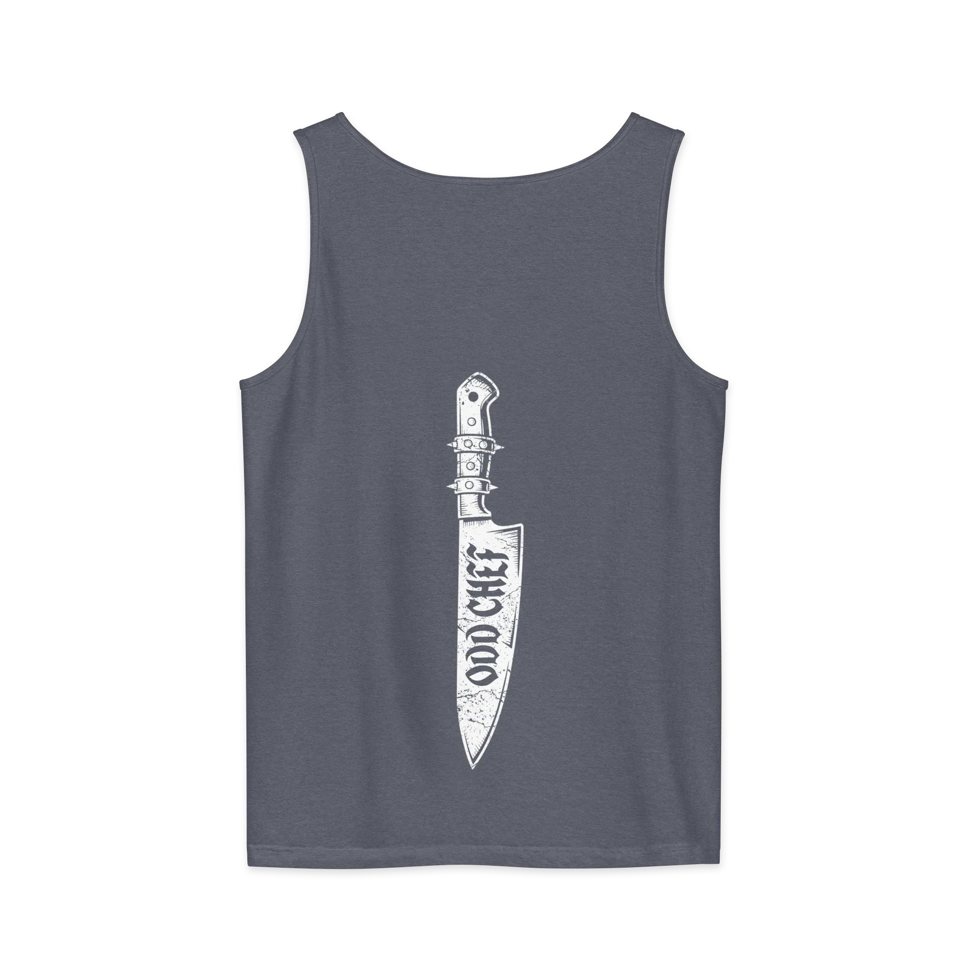 Odd Chef Knife BACK PRINT Premium Unisex tank