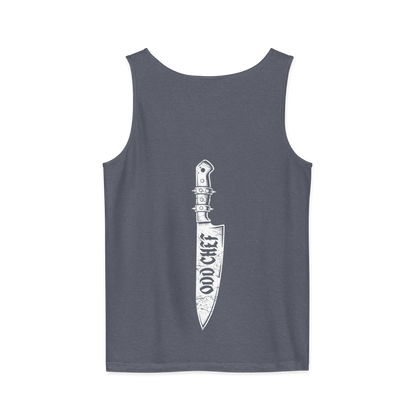Odd Chef Knife BACK PRINT Premium Unisex tank