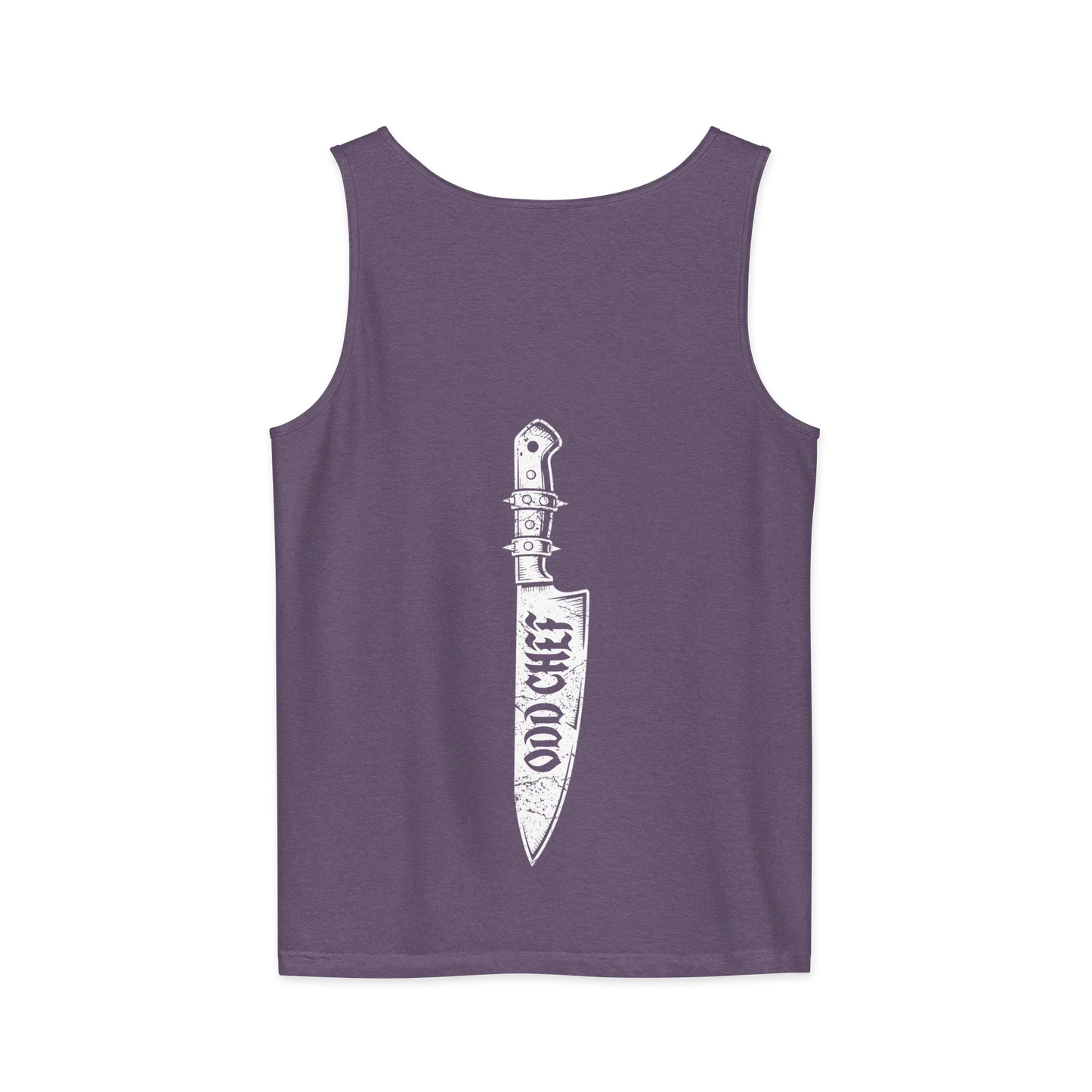 Odd Chef Knife BACK PRINT Premium Unisex tank