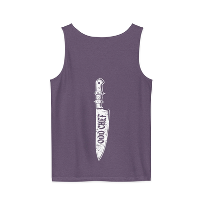 Odd Chef Knife BACK PRINT Premium Unisex tank