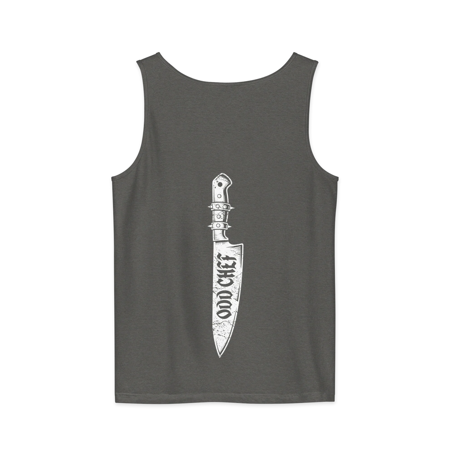 Odd Chef Knife BACK PRINT Premium Unisex tank