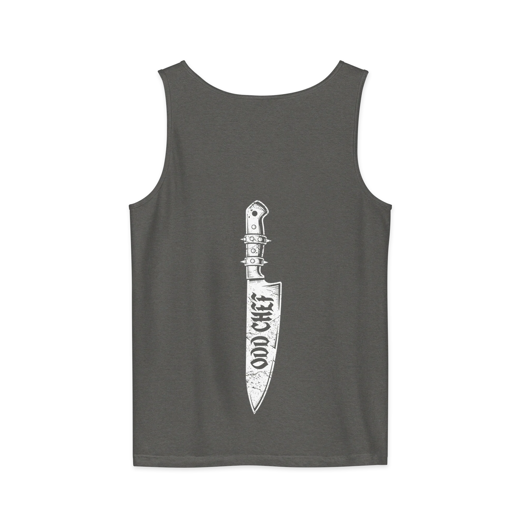 Odd Chef Knife BACK PRINT Premium Unisex tank