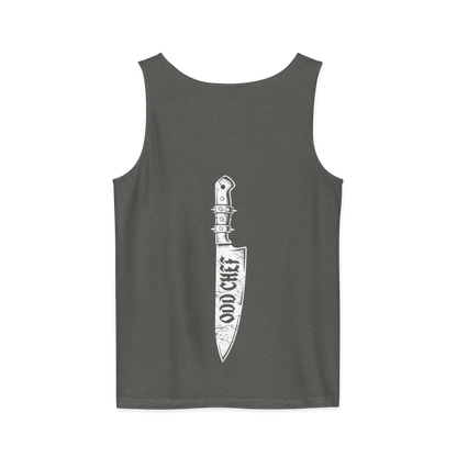 Odd Chef Knife BACK PRINT Premium Unisex tank