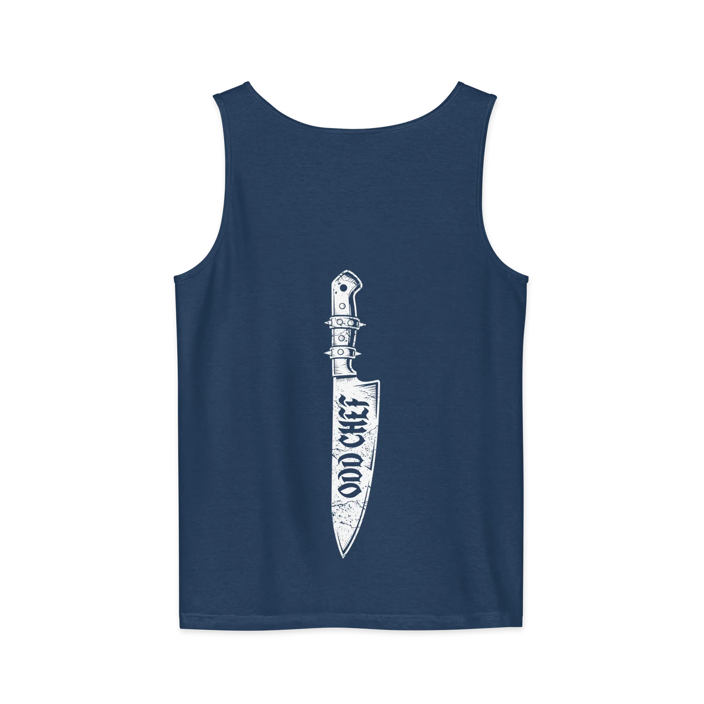 Odd Chef Knife BACK PRINT Premium Unisex tank