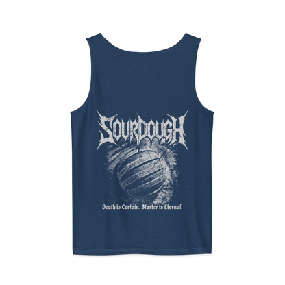 Sourdough Starter is Eternal BACK PRINT Premium Unisex tank
