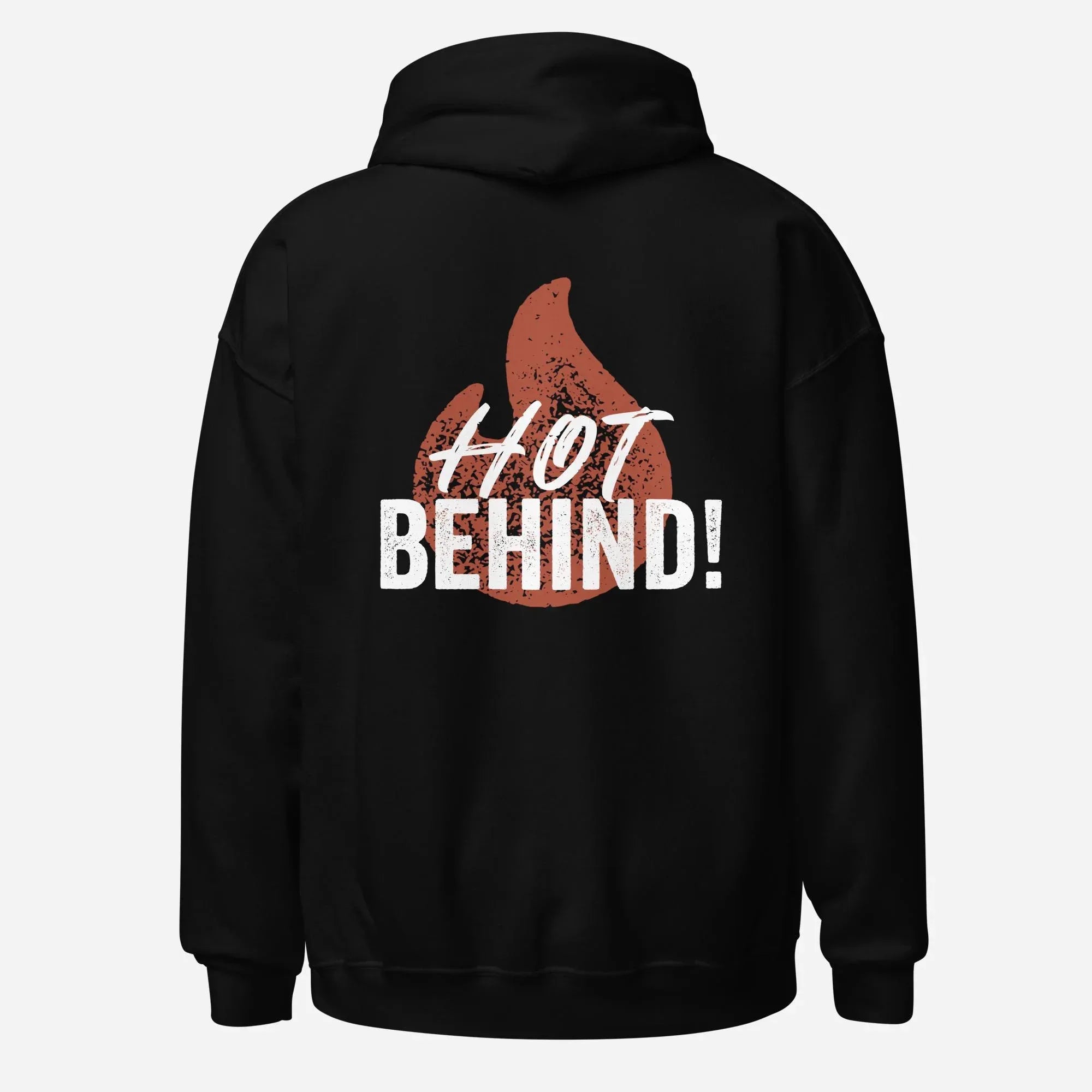 Hot Behind Unisex Hoodie Back-Print - Odd Chef