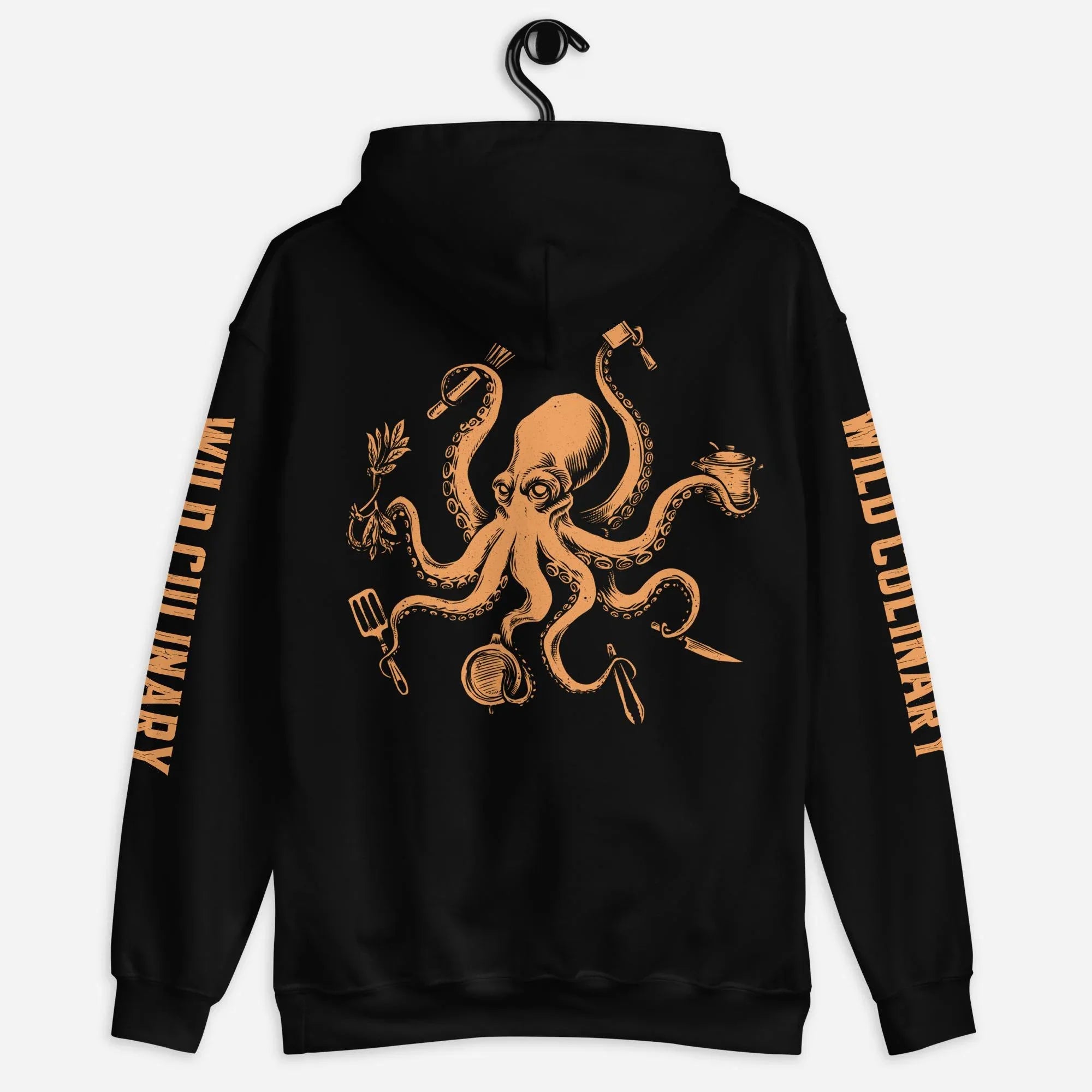 Official Edition Chef Octopus Orange Unisex Hoodie - Odd Chef