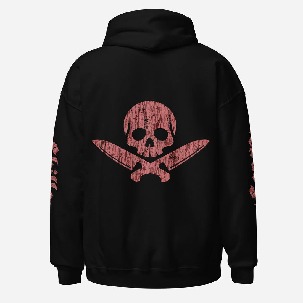 Official Edition Meat-Red Skull & Crossed Knives Unisex Hoodie - Odd Chef