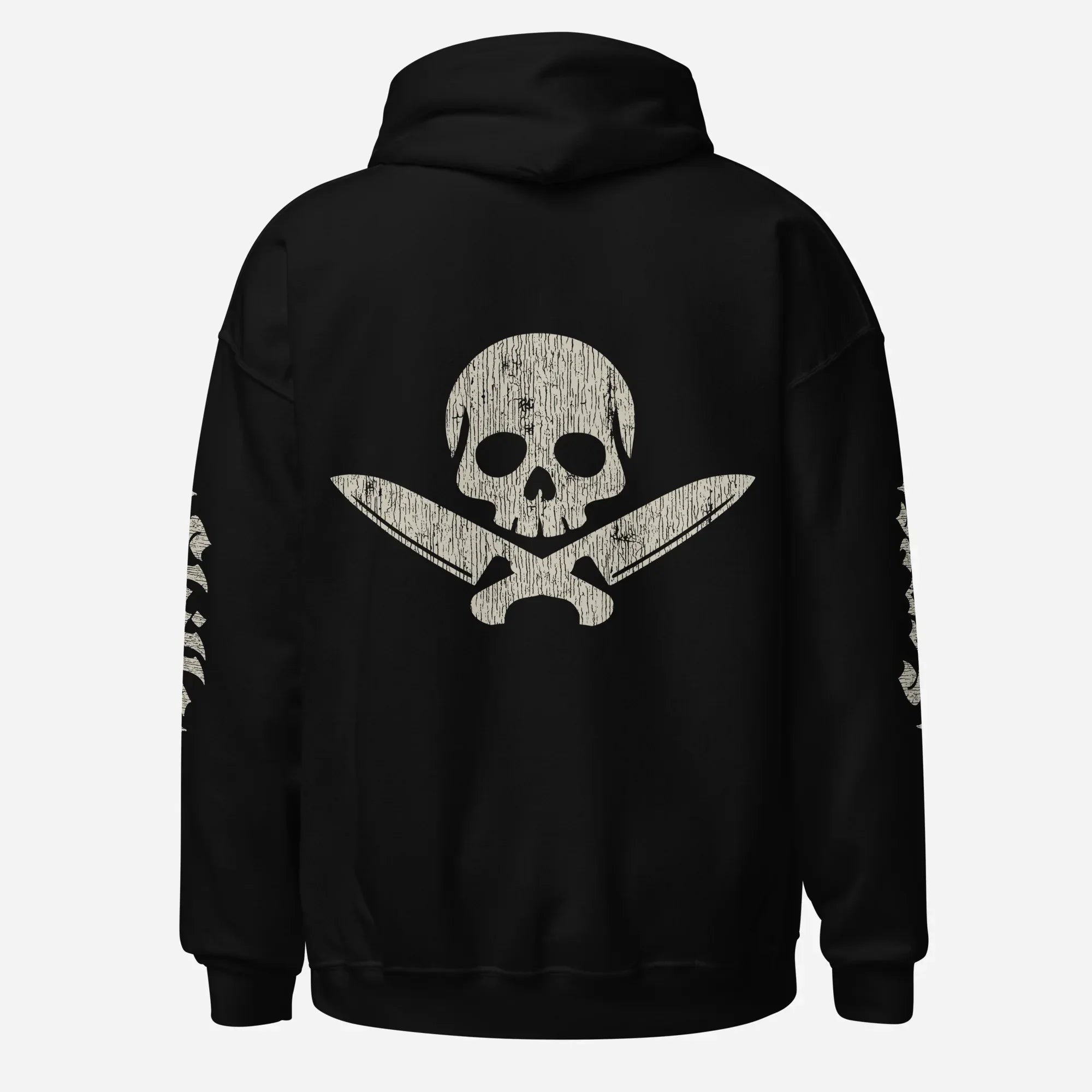 Official Edition Bone-White Skull & Crossed Knives Unisex Hoodie - Odd Chef