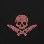 Official Edition Meat-Red Skull & Crossed Knives Unisex Hoodie - Odd Chef
