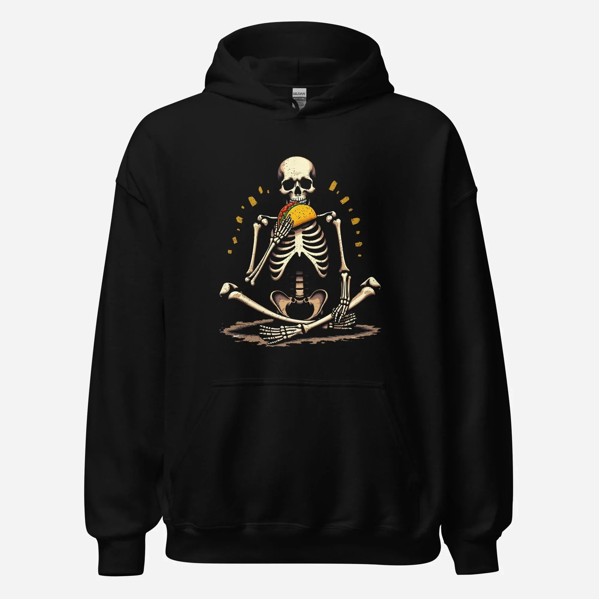 Skeleton Eating Taco Unisex Hoodie - Odd Chef