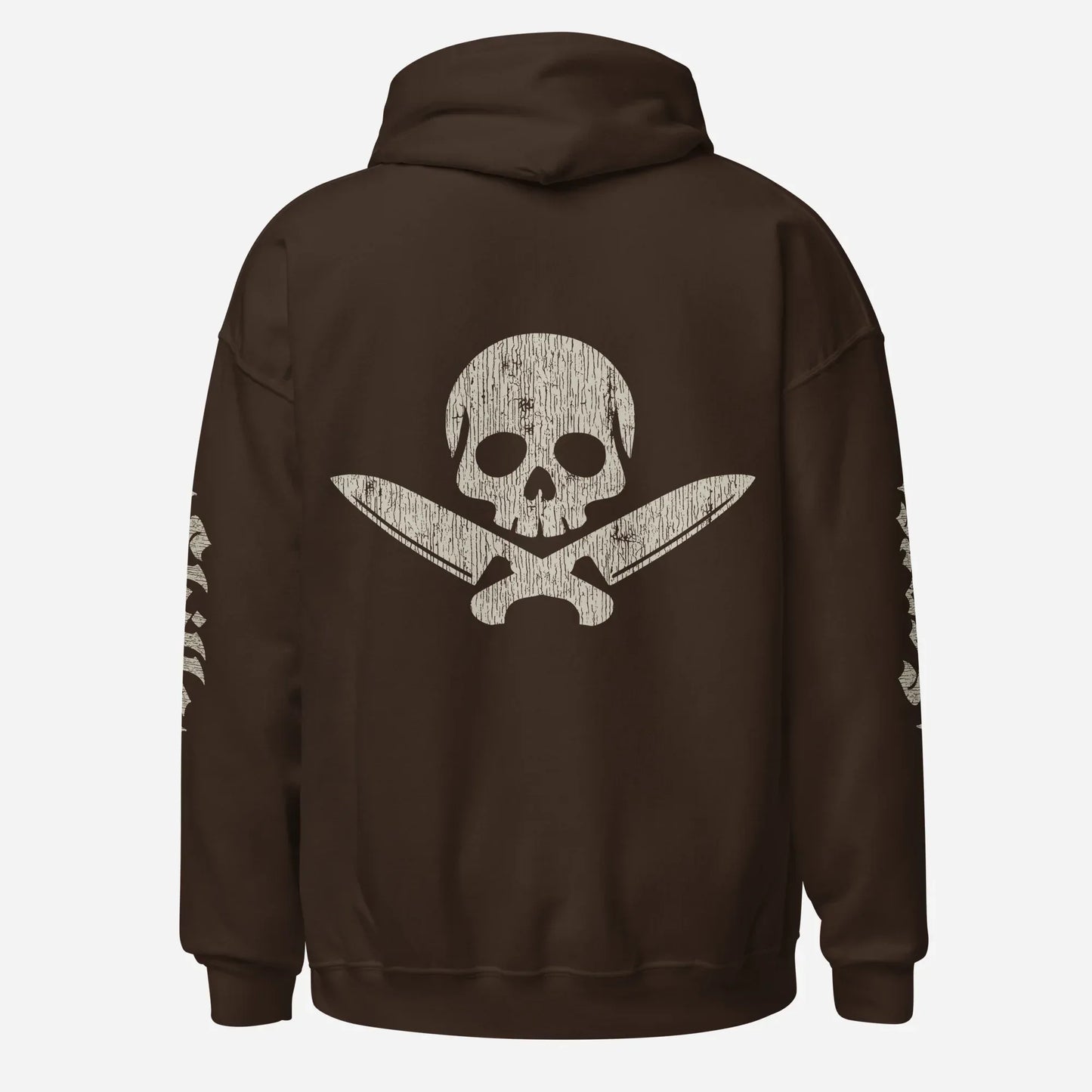 Official Edition Bone-White Skull & Crossed Knives Unisex Hoodie - Odd Chef