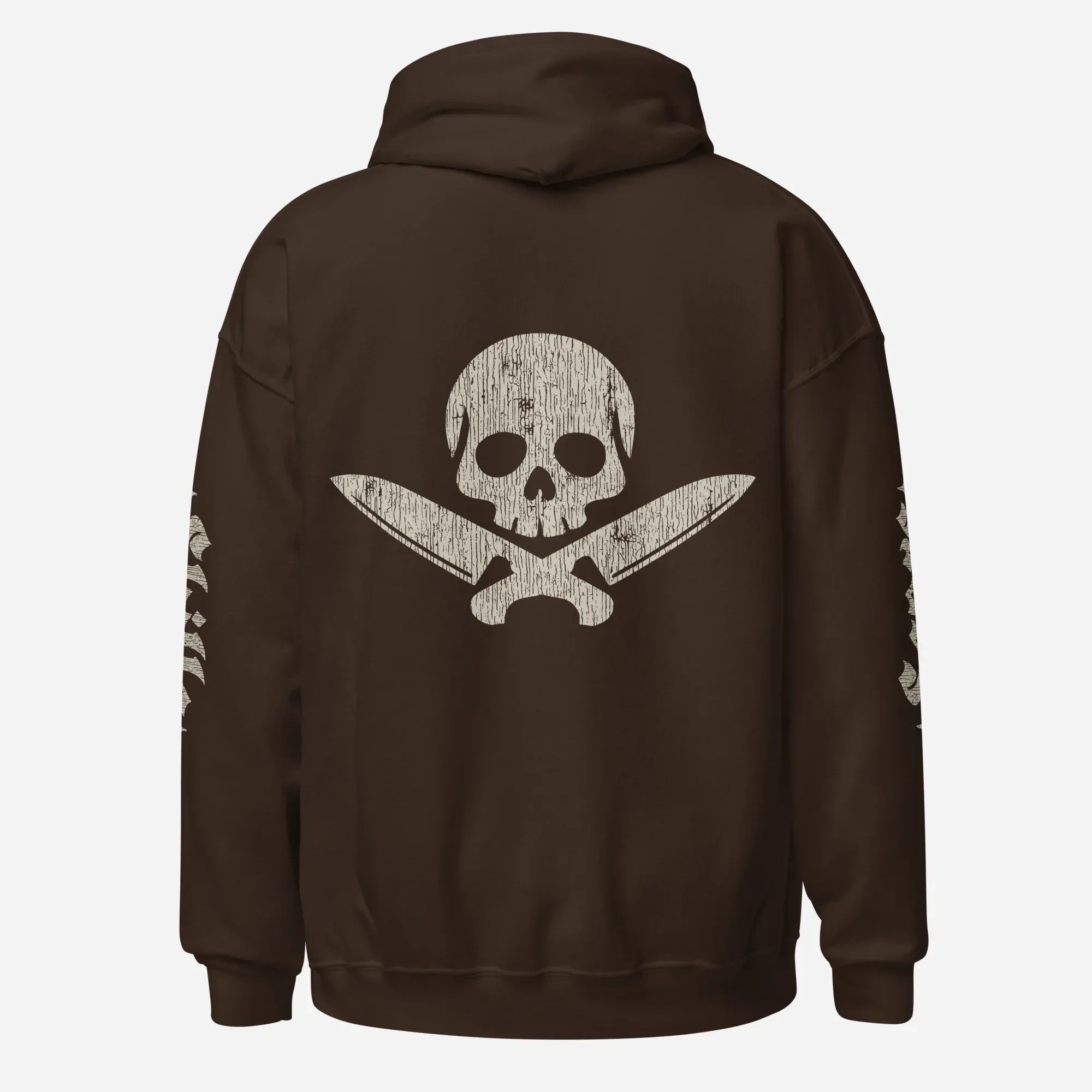 Official Edition Bone-White Skull & Crossed Knives Unisex Hoodie - Odd Chef
