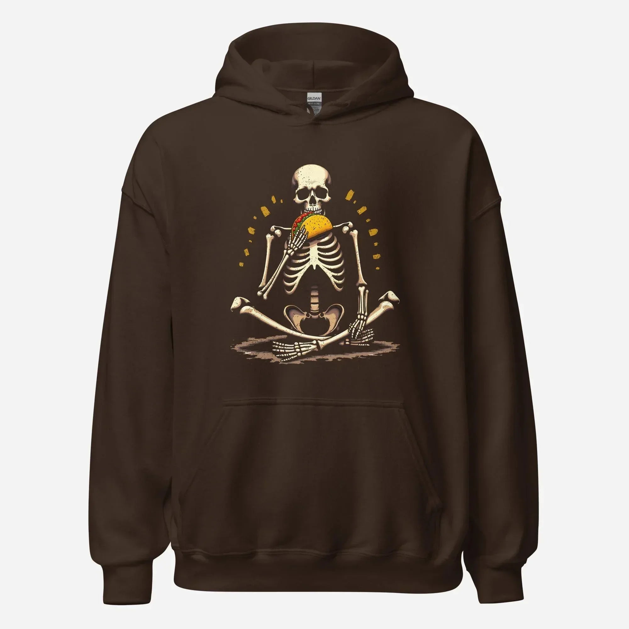 Skeleton Eating Taco Unisex Hoodie - Odd Chef