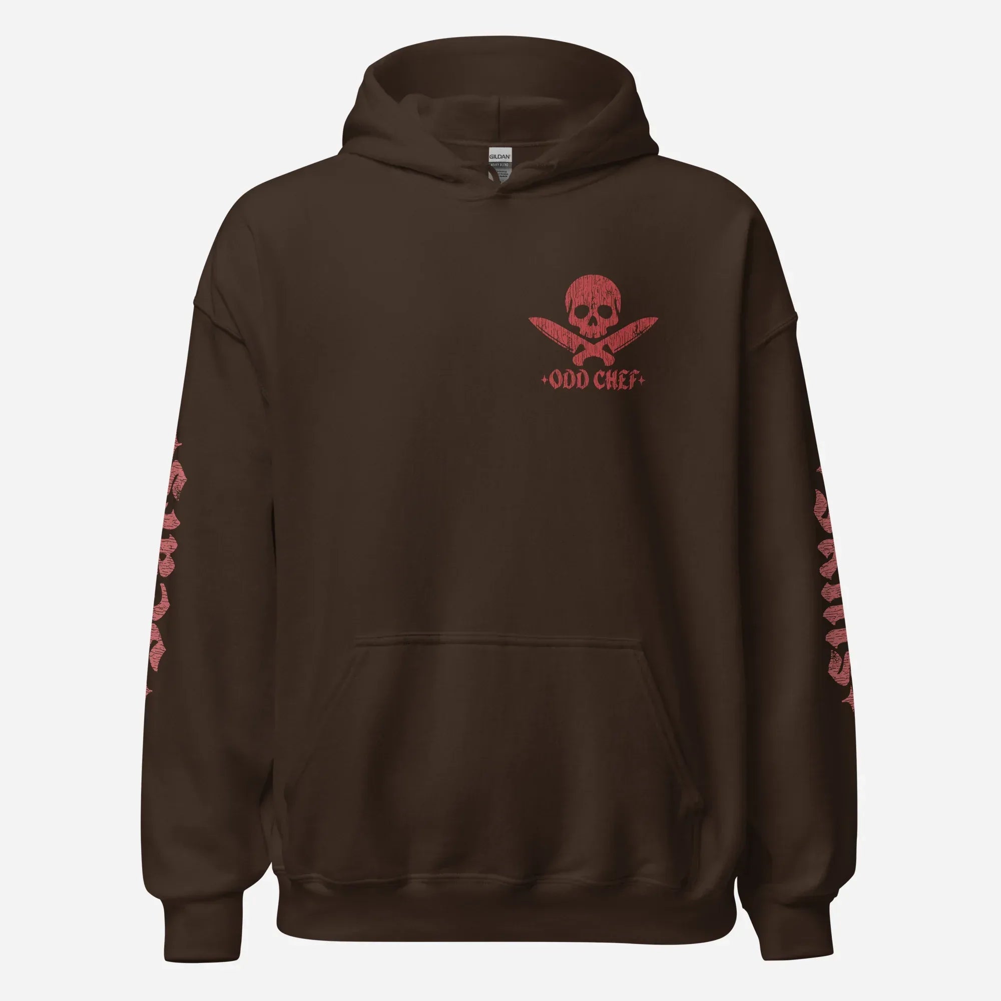 Official Edition Meat-Red Skull & Crossed Knives Unisex Hoodie - Odd Chef