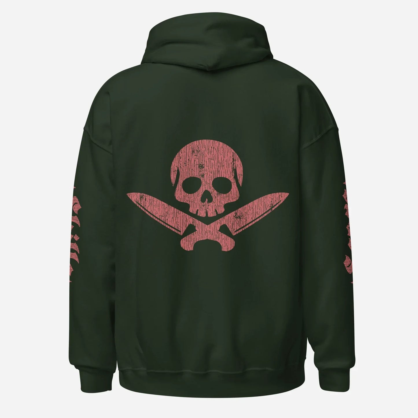Official Edition Meat-Red Skull & Crossed Knives Unisex Hoodie - Odd Chef