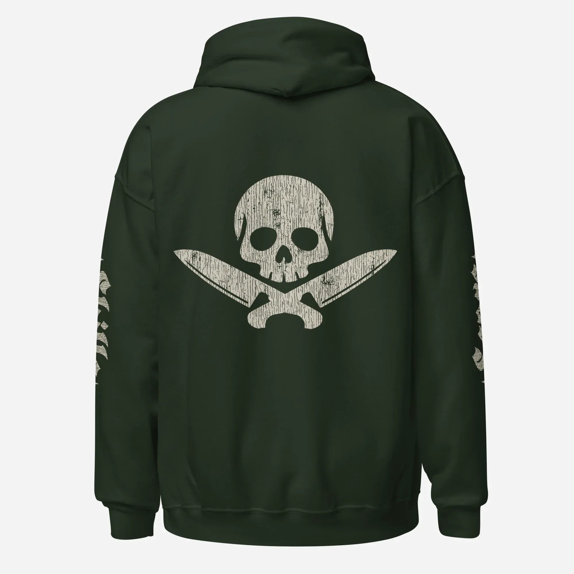 Official Edition Bone-White Skull & Crossed Knives Unisex Hoodie - Odd Chef