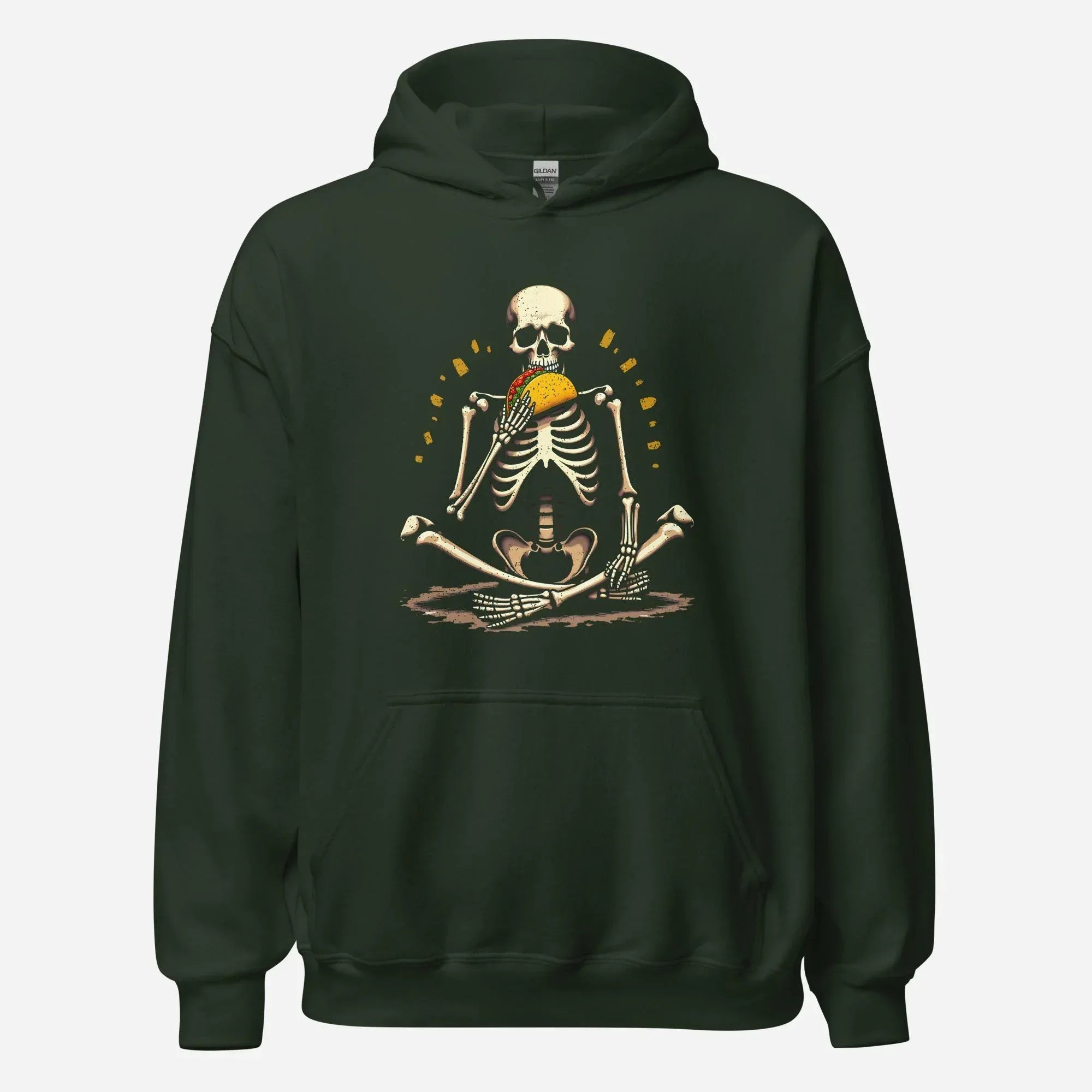 Skeleton Eating Taco Unisex Hoodie - Odd Chef
