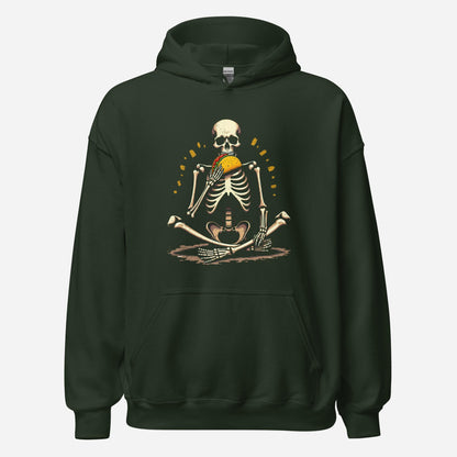 Skeleton Eating Taco Unisex Hoodie
