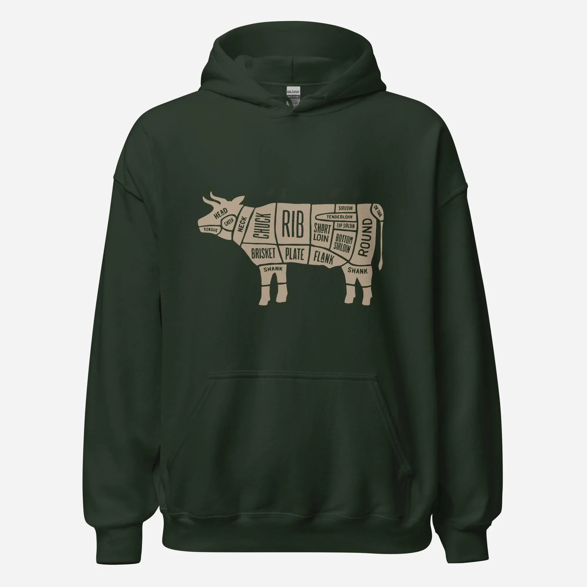 Beef Diagram Unisex Hoodie - Odd Chef