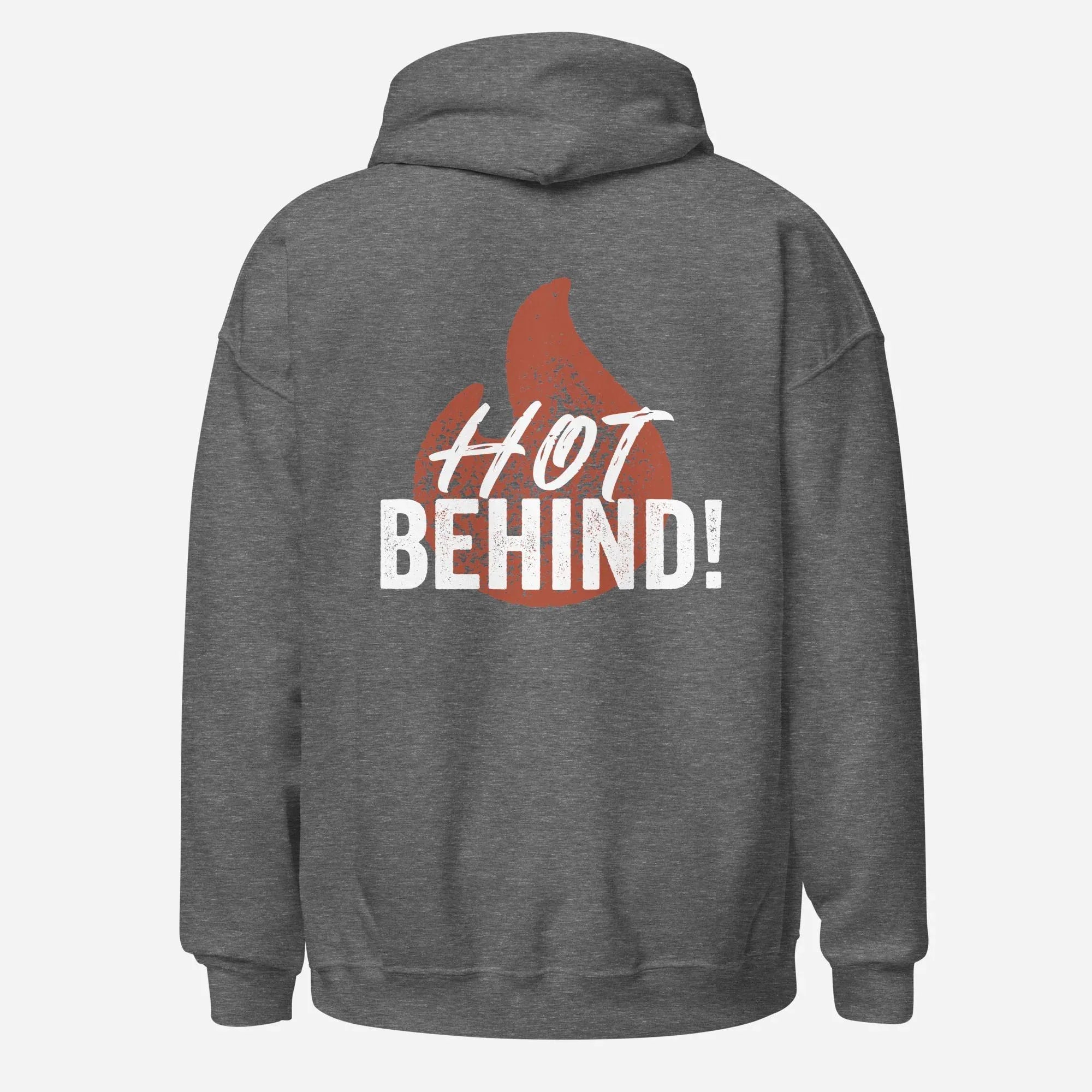 Hot Behind Unisex Hoodie Back-Print - Odd Chef