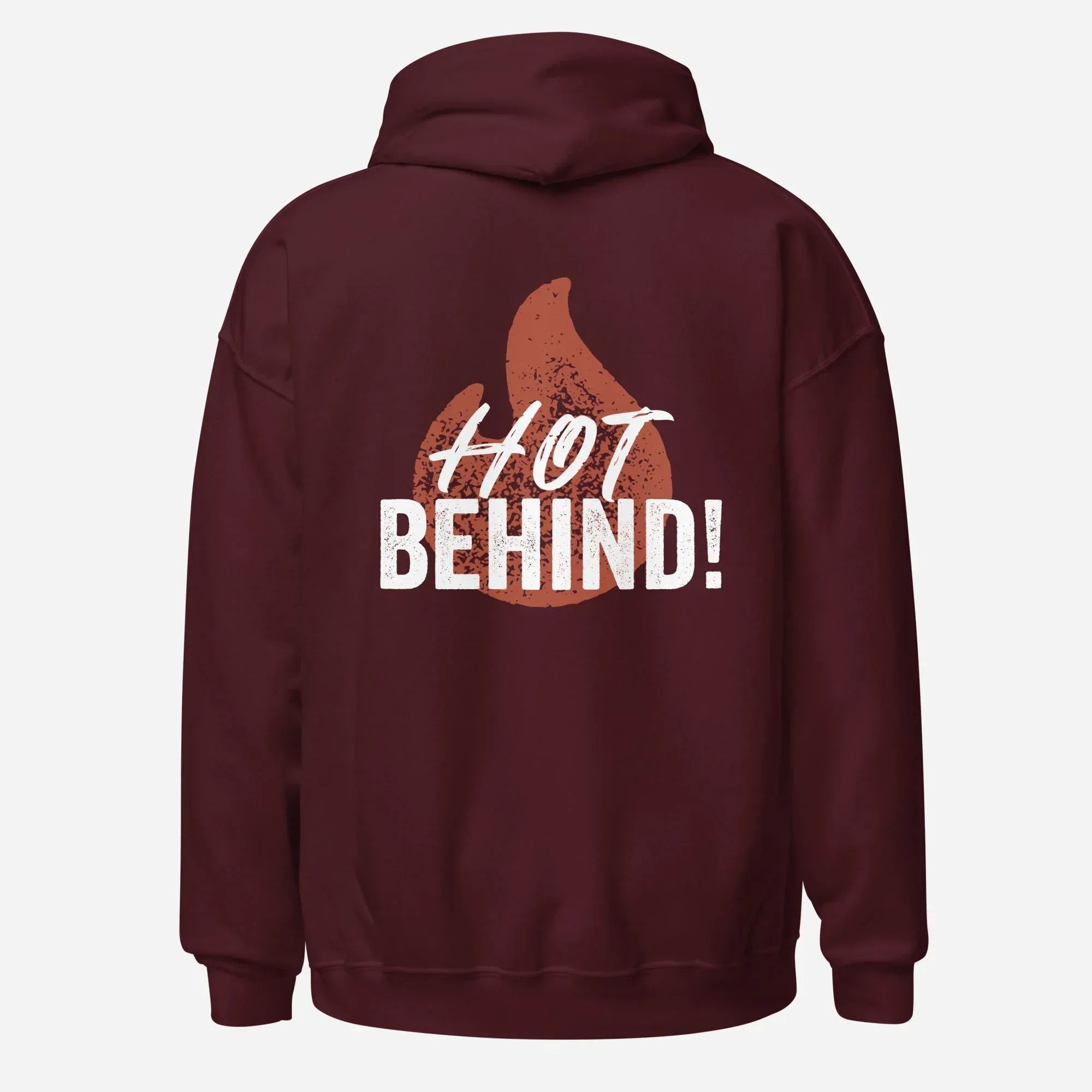 Hot Behind Unisex Hoodie Back-Print - Odd Chef