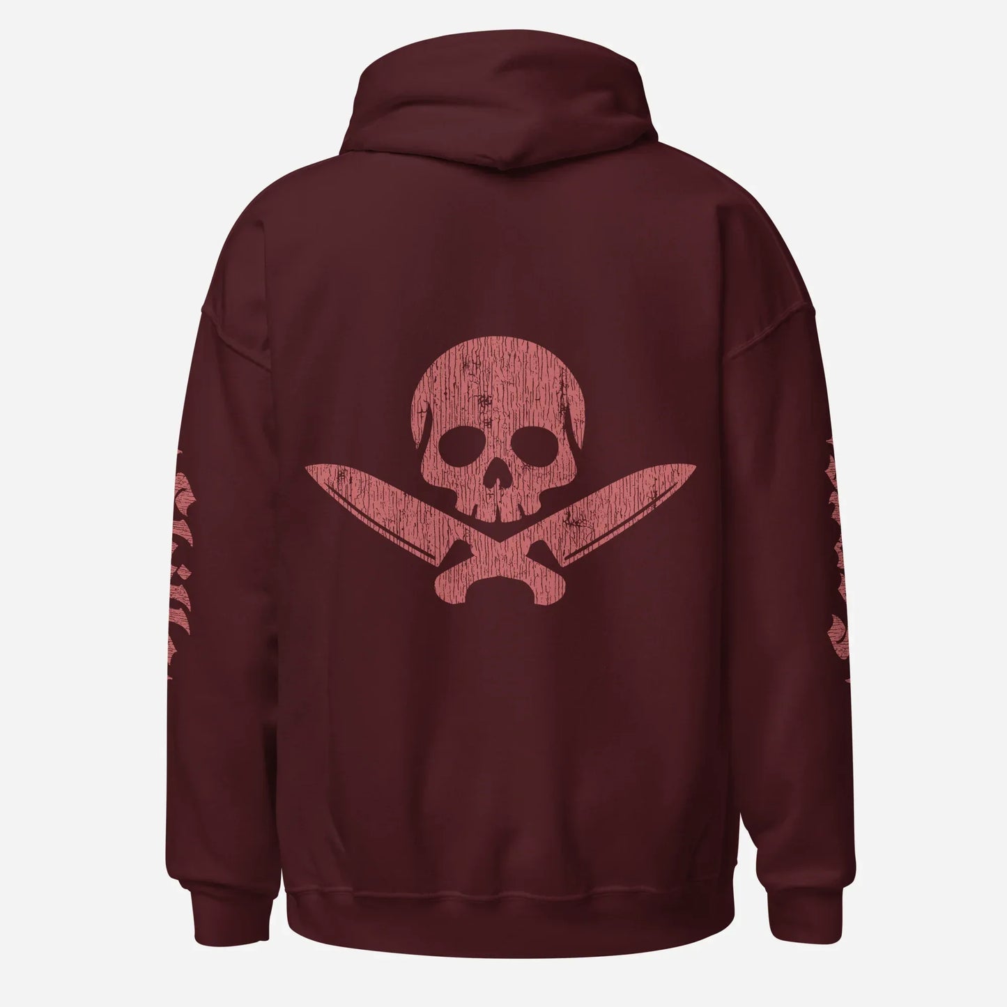 Official Edition Meat-Red Skull & Crossed Knives Unisex Hoodie - Odd Chef