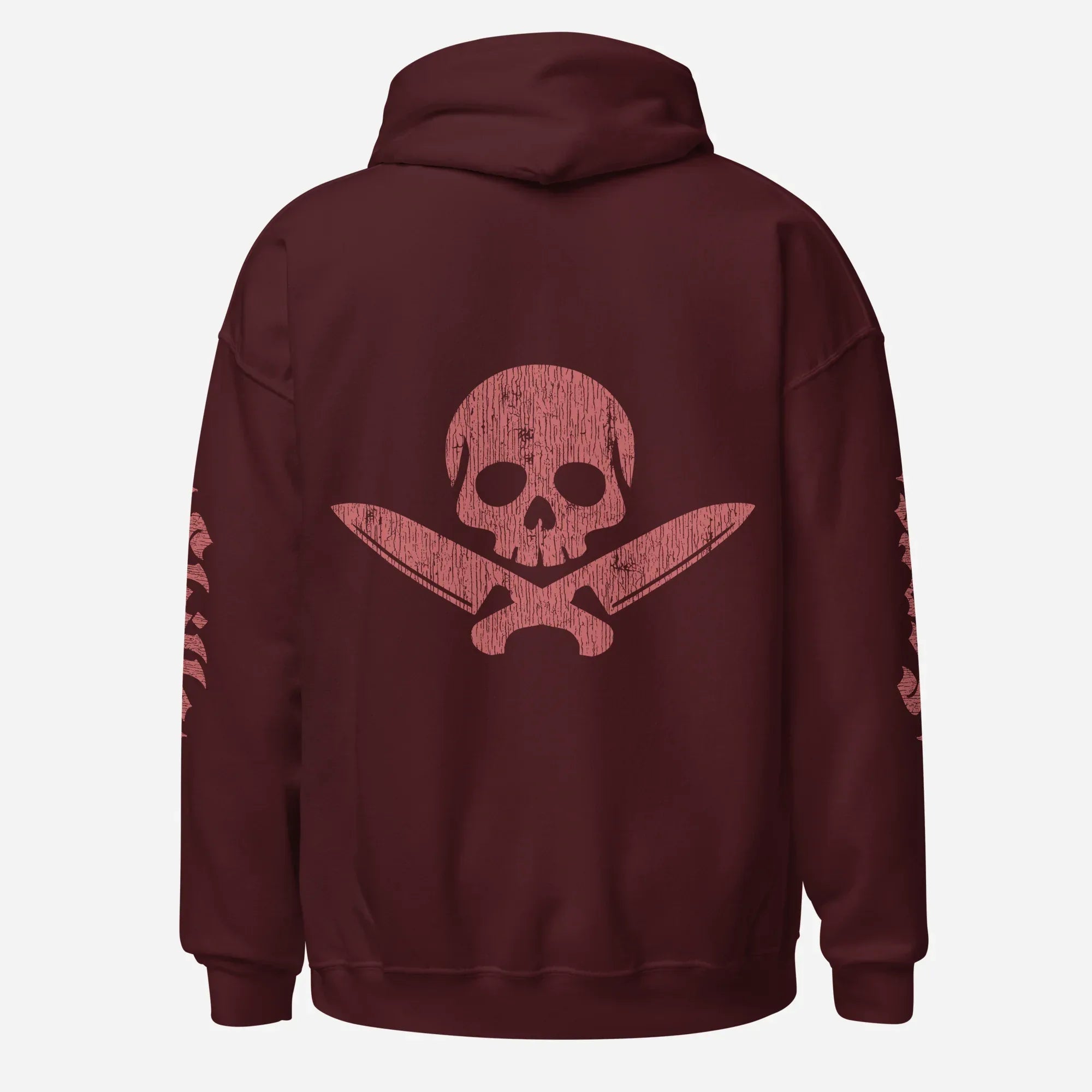 Official Edition Meat-Red Skull & Crossed Knives Unisex Hoodie - Odd Chef