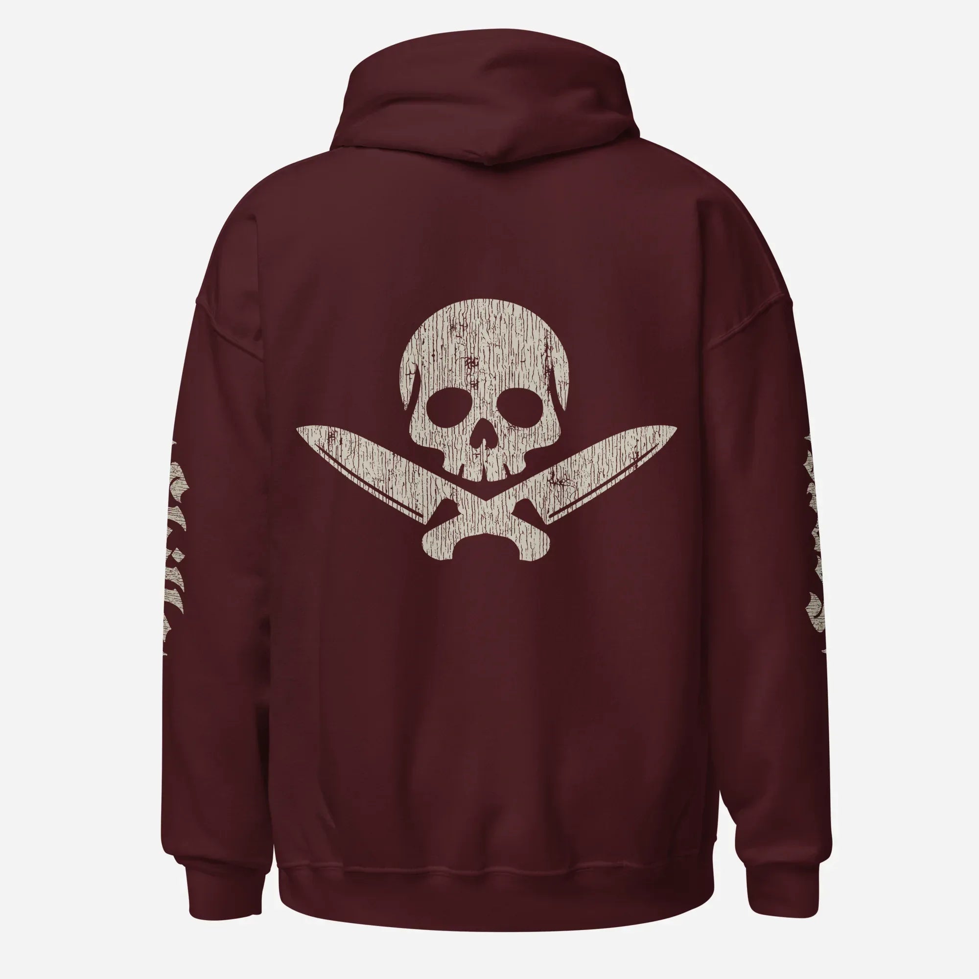 Official Edition Bone-White Skull & Crossed Knives Unisex Hoodie - Odd Chef