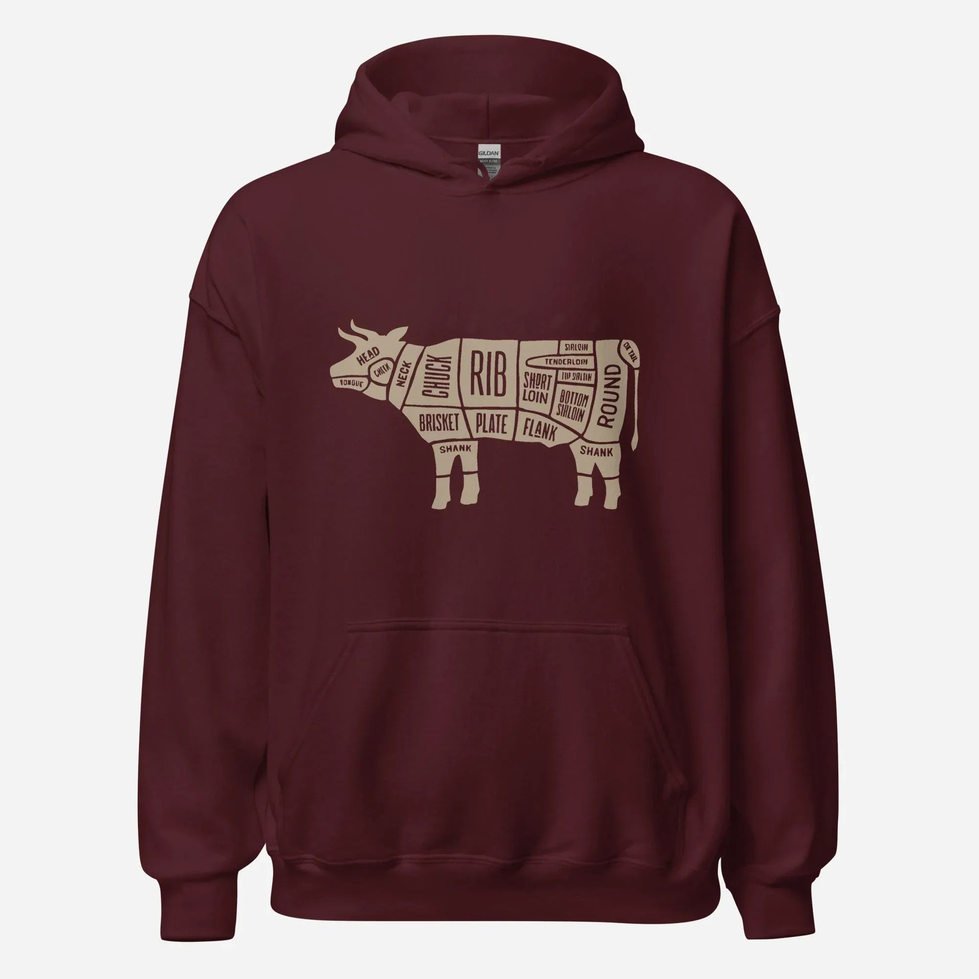Beef Diagram Unisex Hoodie - Odd Chef