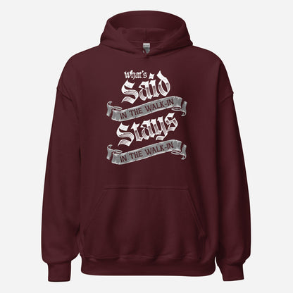 What's Said in the Walkin Unisex Hoodie