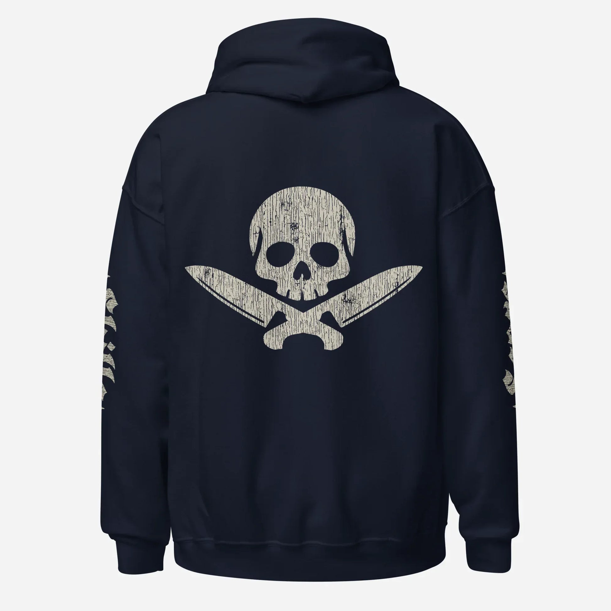 Official Edition Bone-White Skull & Crossed Knives Unisex Hoodie - Odd Chef