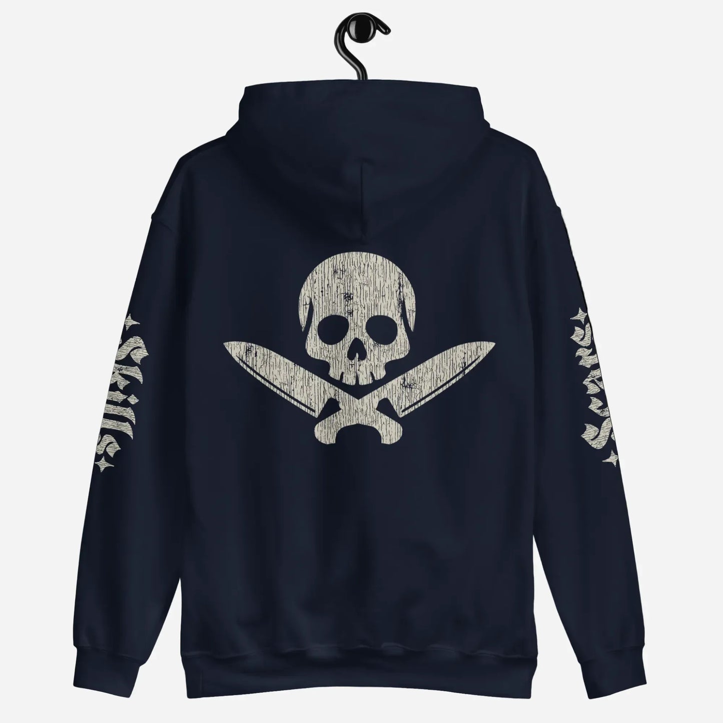 Official Edition Bone-White Skull & Crossed Knives Unisex Hoodie - Odd Chef