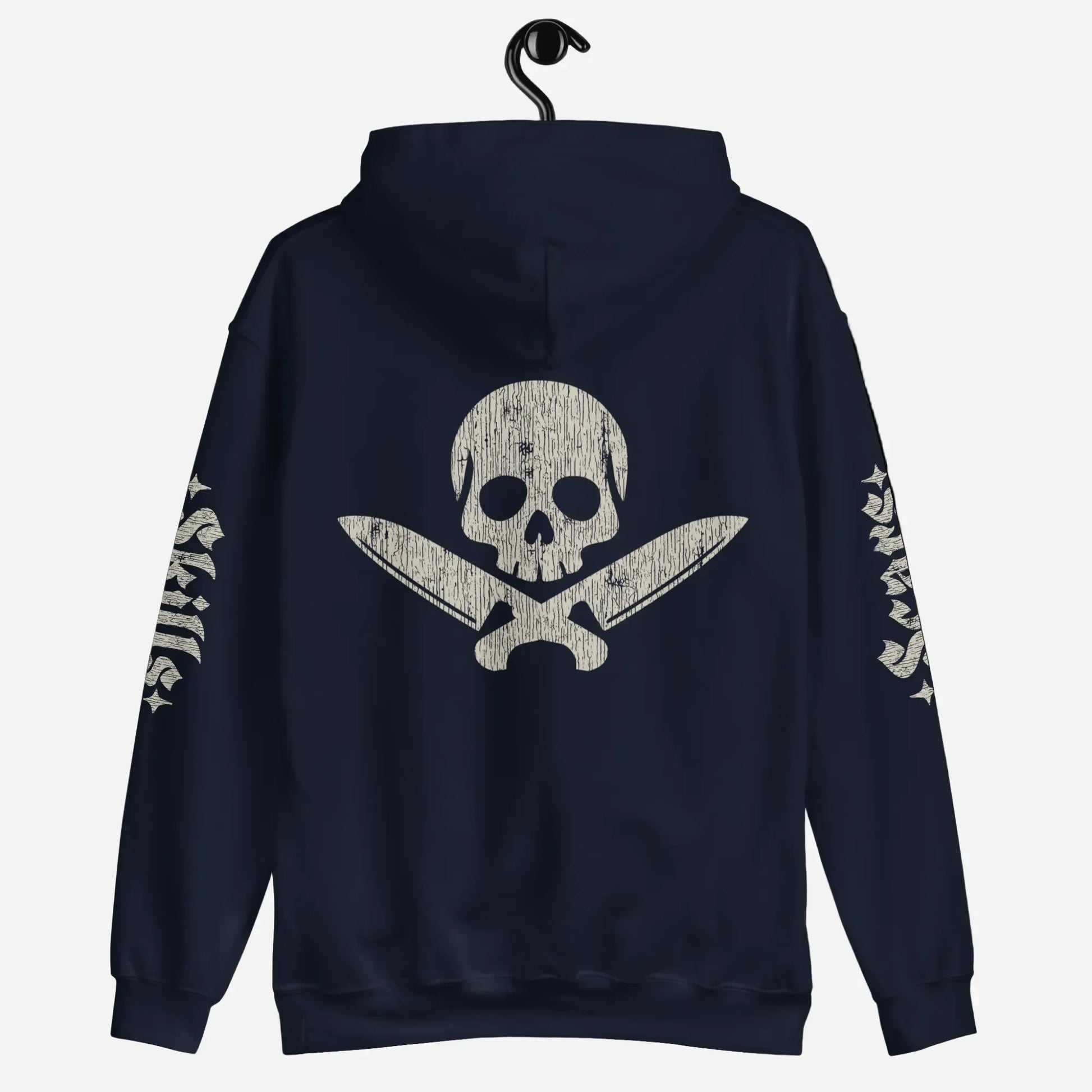 Official Edition Bone-White Skull & Crossed Knives Unisex Hoodie - Odd Chef