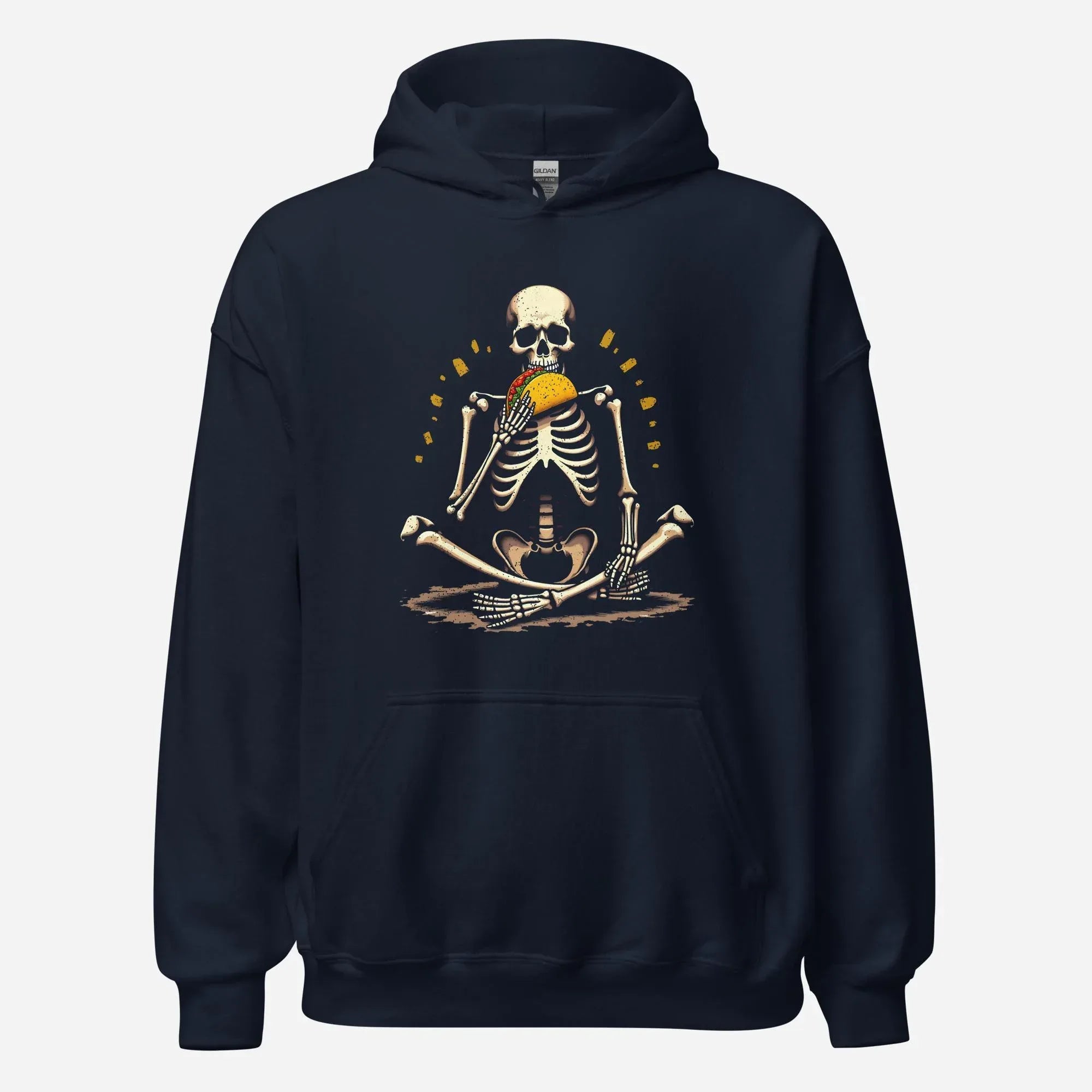 Skeleton Eating Taco Unisex Hoodie - Odd Chef