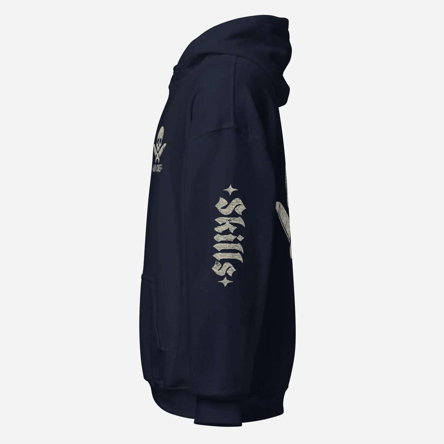 Official Edition Bone-White Skull & Crossed Knives Unisex Hoodie - Odd Chef