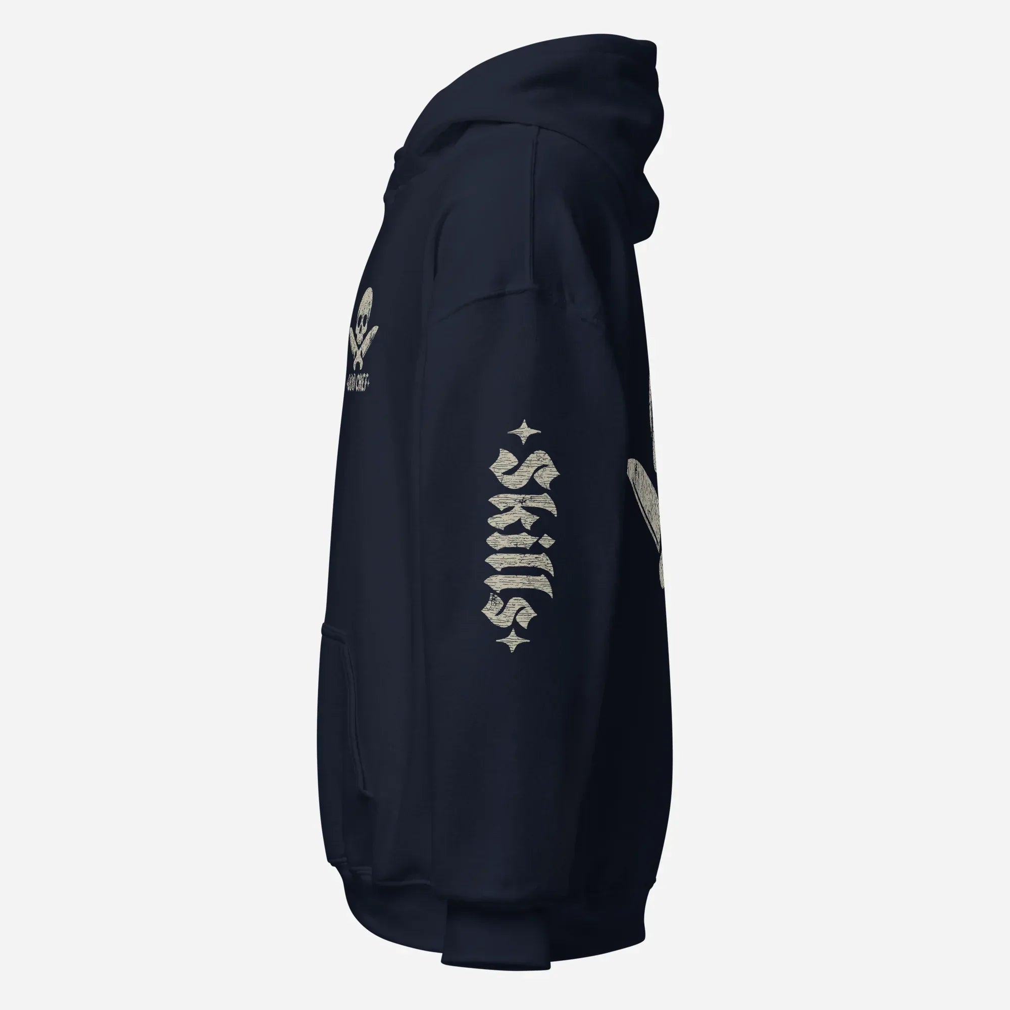Official Edition Bone-White Skull & Crossed Knives Unisex Hoodie - Odd Chef