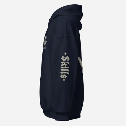 Official Edition Bone-White Skull & Crossed Knives Unisex Hoodie - Odd Chef